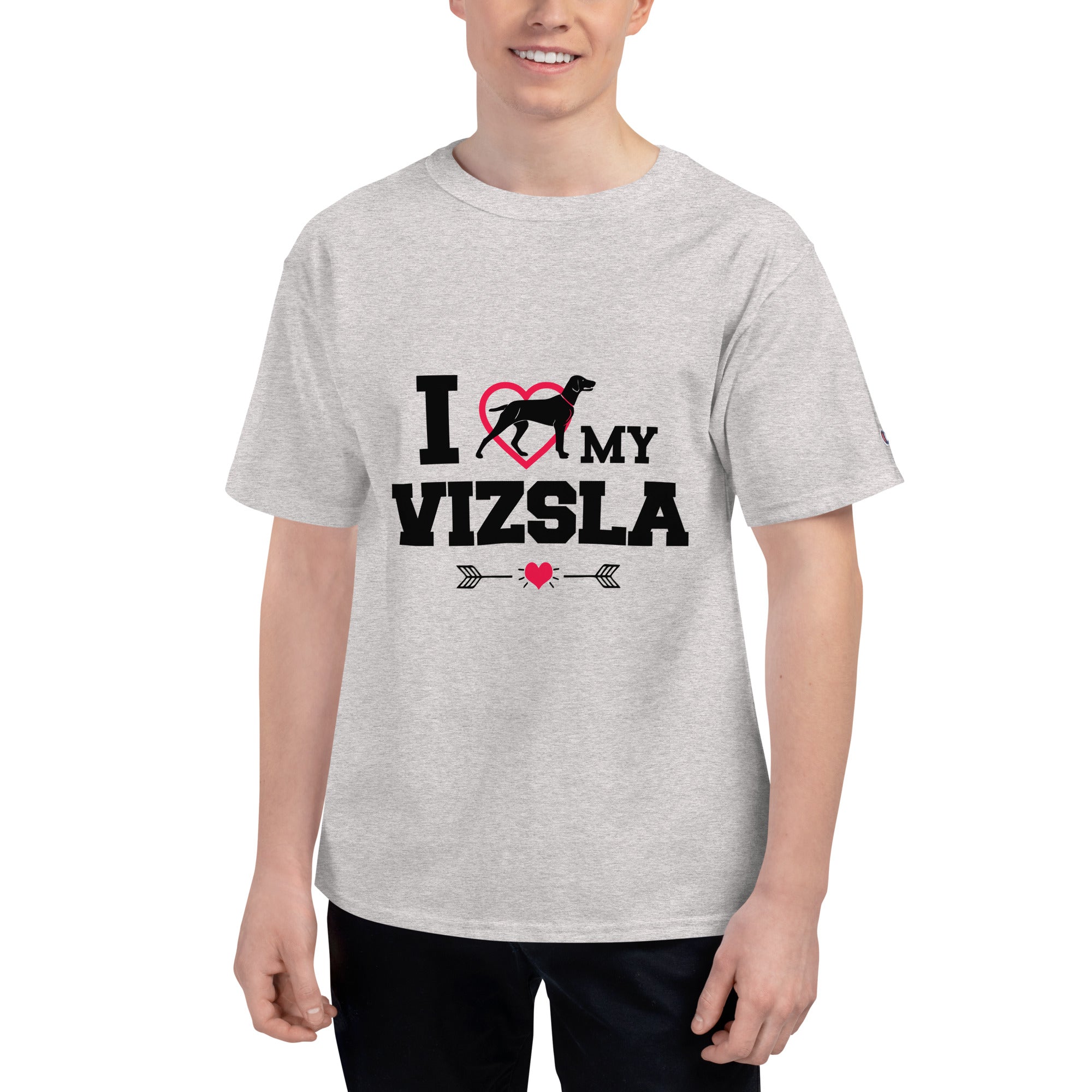 I LOVE MY VIZSLA - Men's Champion T-Shirt