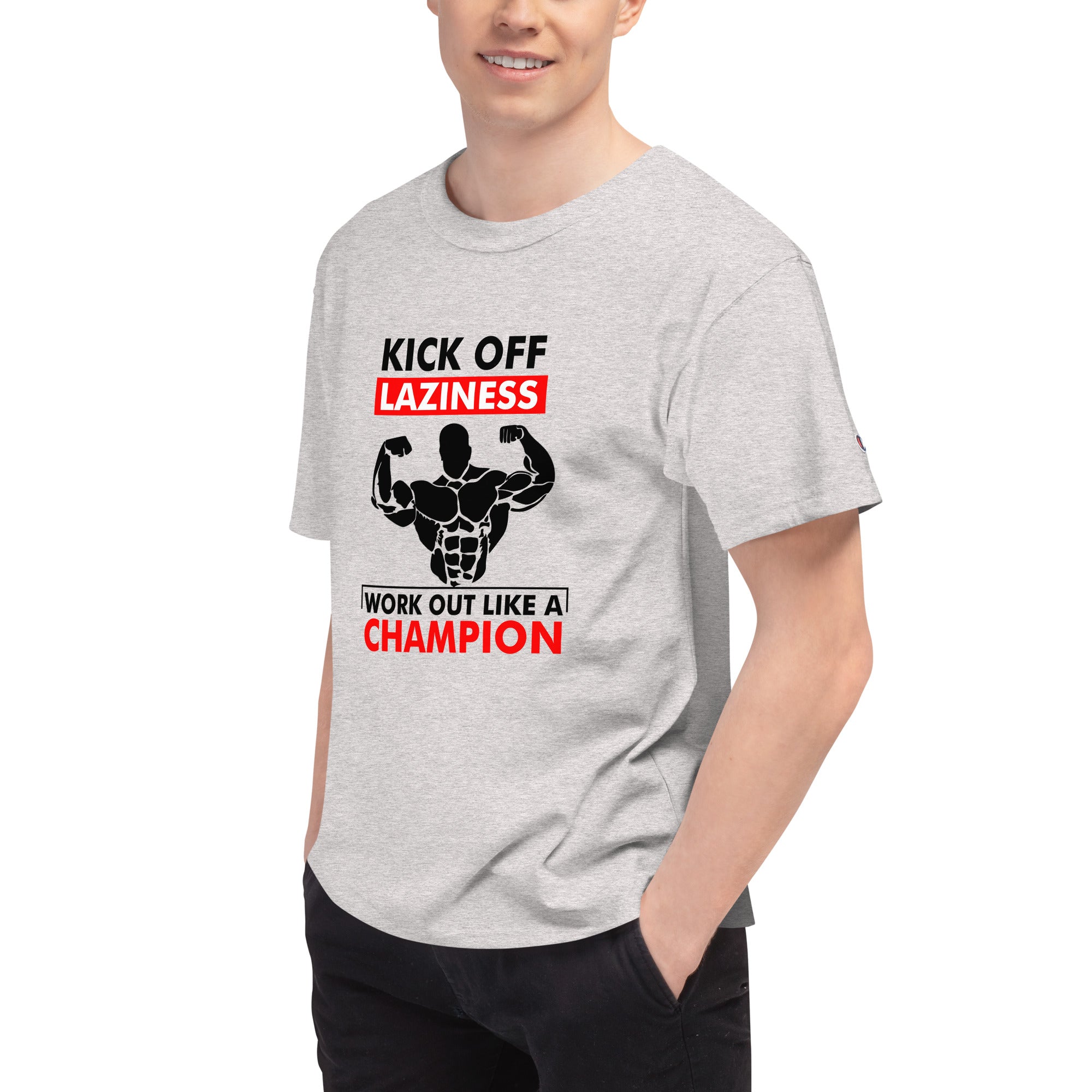 KICK OFF LAZINESS - Men's Champion T-Shirt