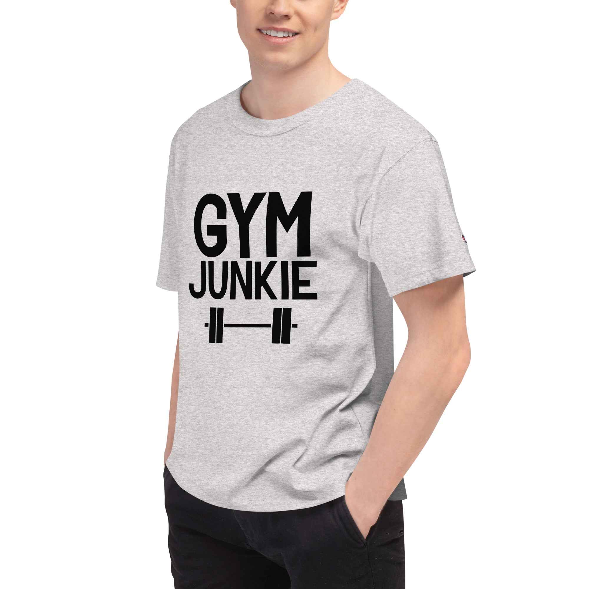 GYM JUNKIE - Men's Champion T-Shirt