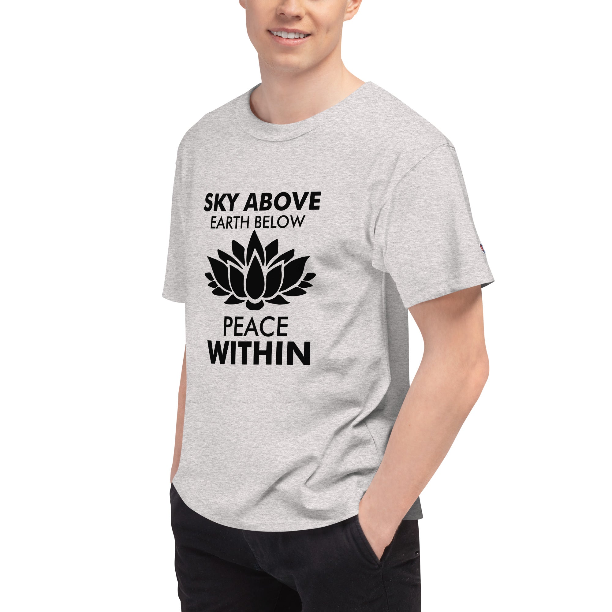 SKY ABOVE EARTH BELOW - Men's Champion T-Shirt