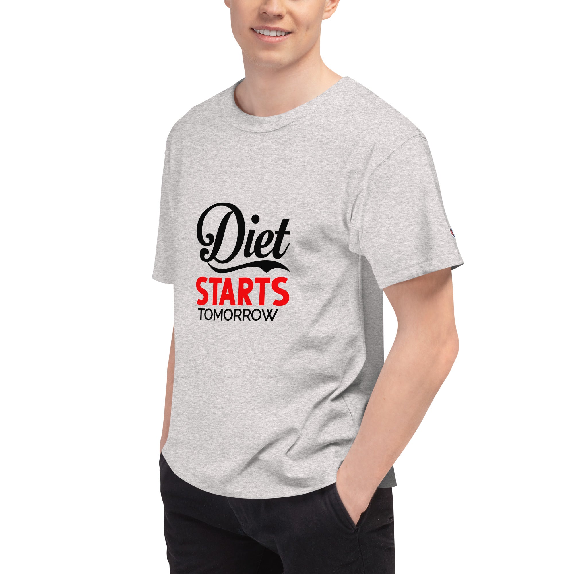 DIET STARTS TOMORROW - Men's Champion T-Shirt
