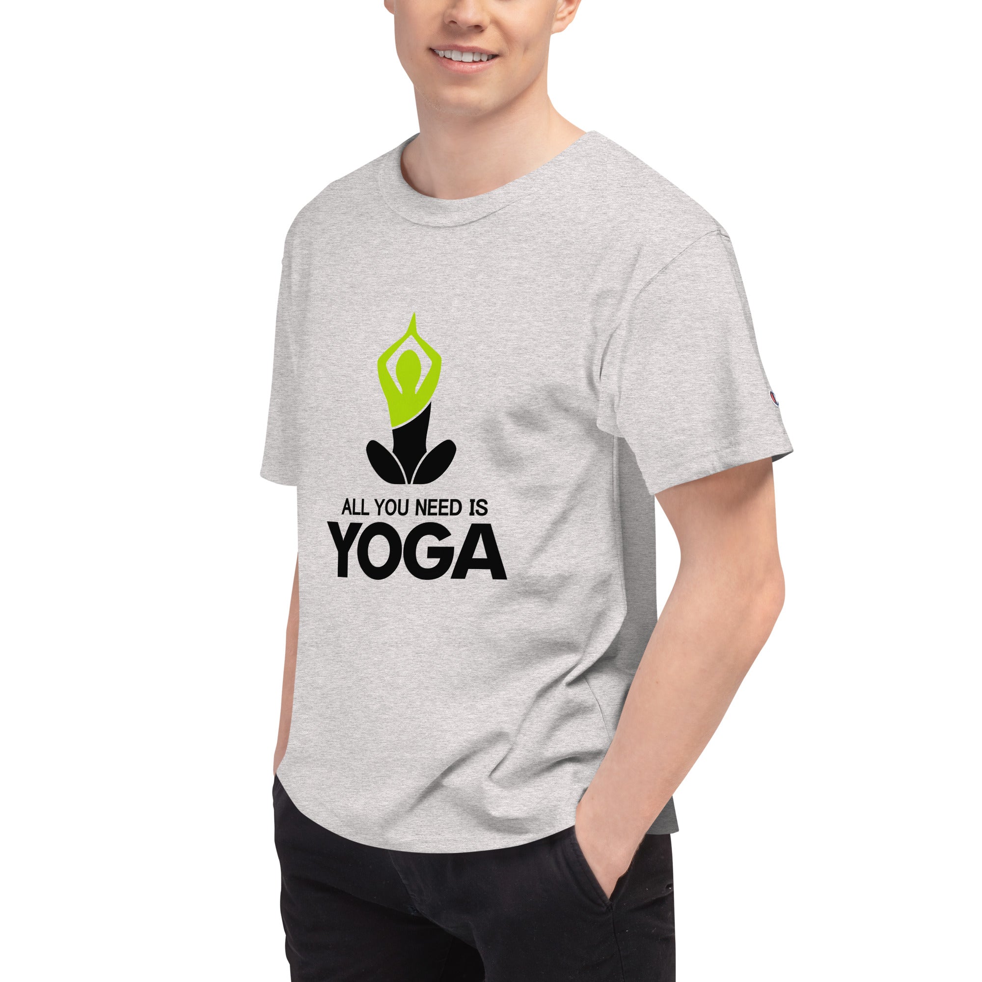 ALL YOU NEED IS YOGA - Men's Champion T-Shirt
