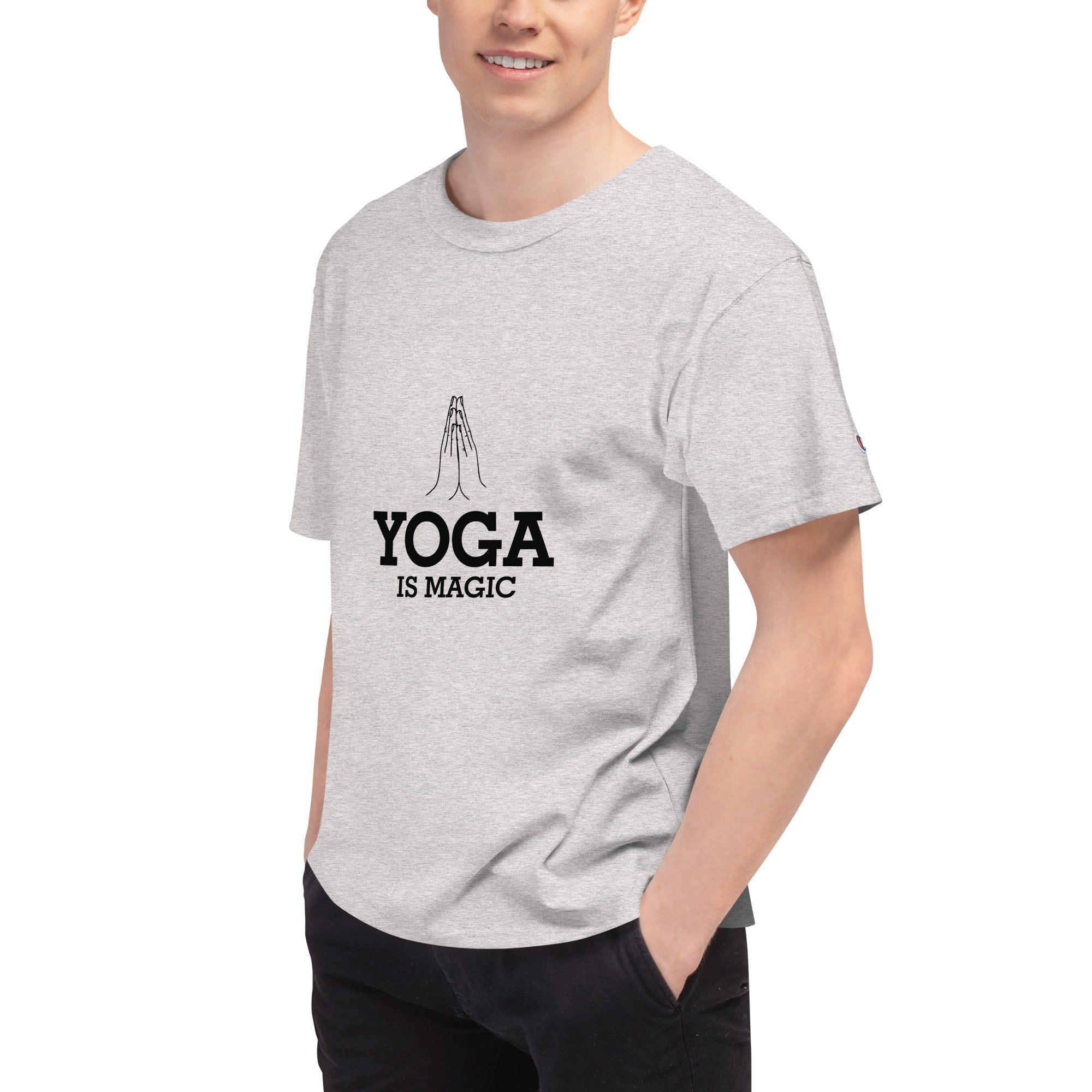 YOGA IS MAGIC - Men's Champion T-Shirt