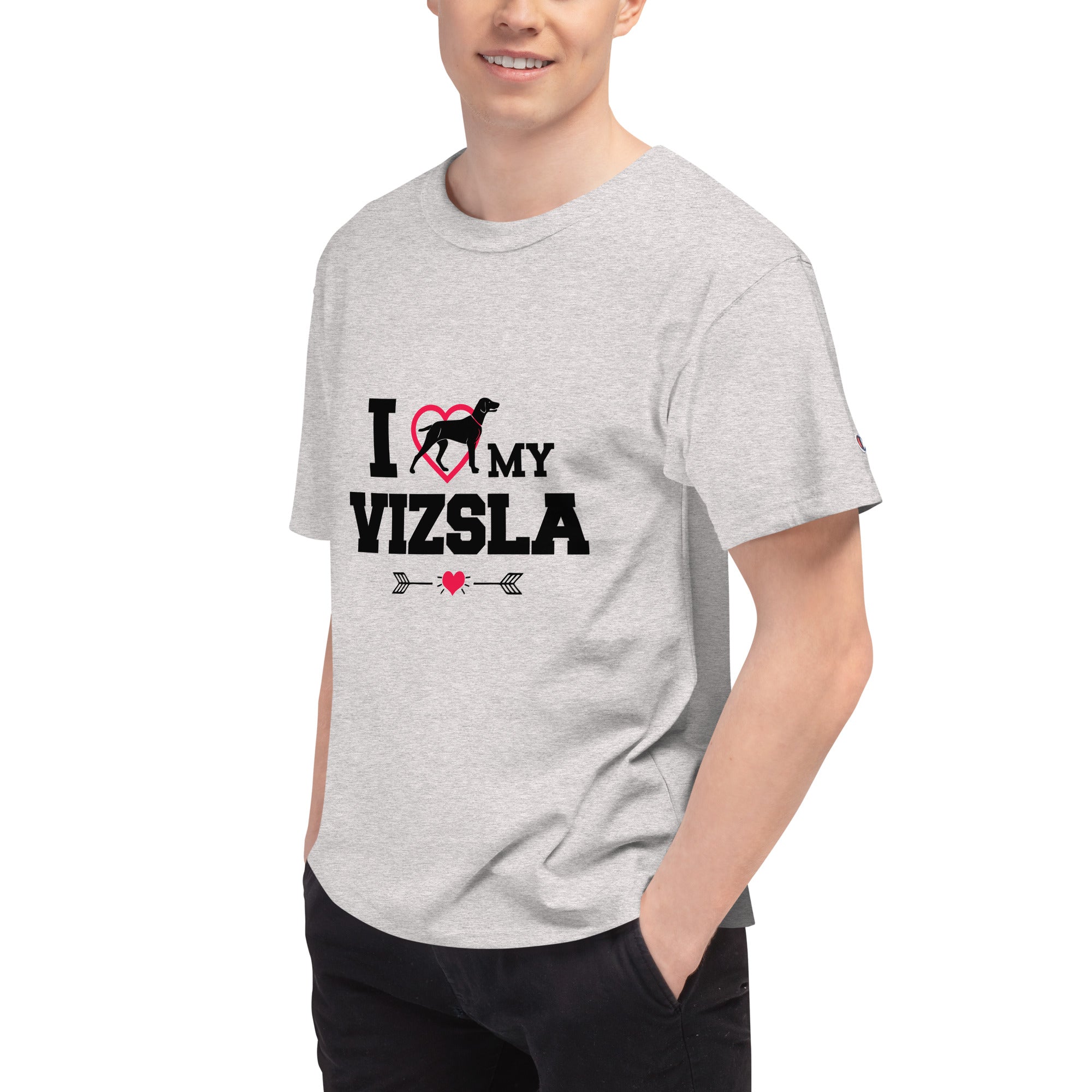 I LOVE MY VIZSLA - Men's Champion T-Shirt