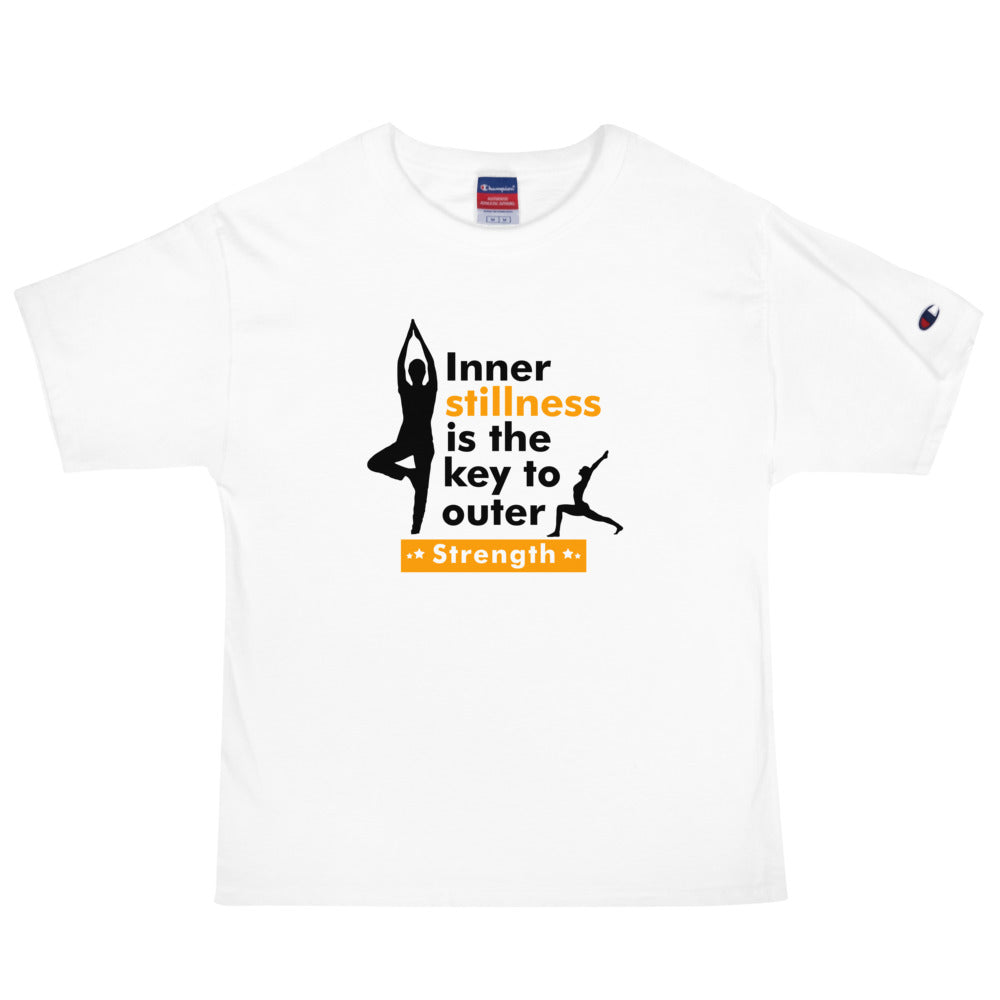 INNER STILLNESS IS THE KEY - Men's Champion T-Shirt