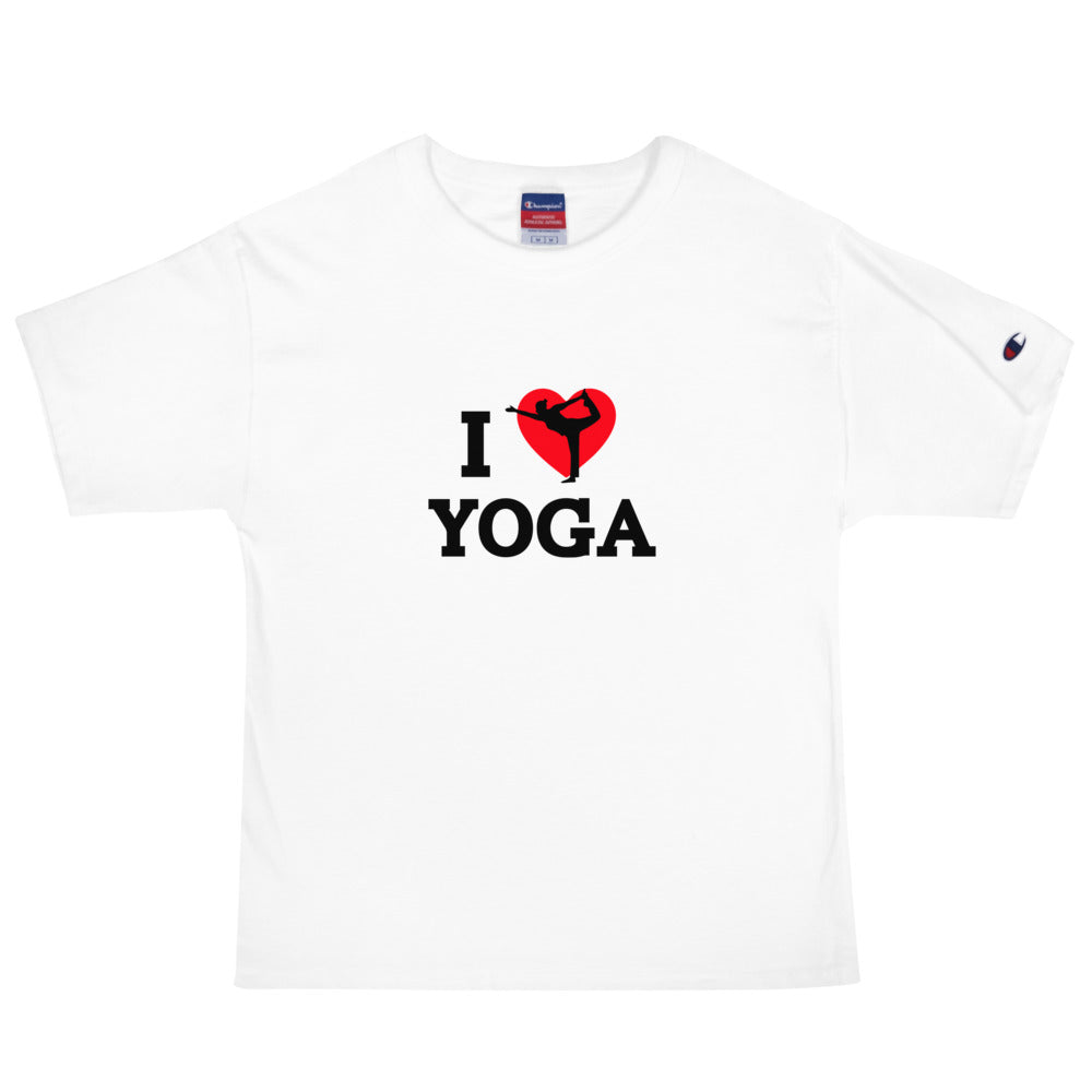 I LOVE YOGA - Men's Champion T-Shirt