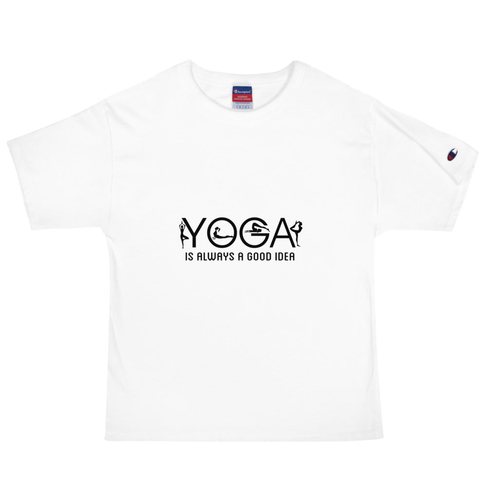 YOGA IS ALWAYS A GOOD IDEA - Men's Champion T-Shirt