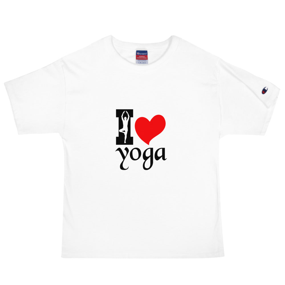 I LOVE YOGA - Men's Champion T-Shirt