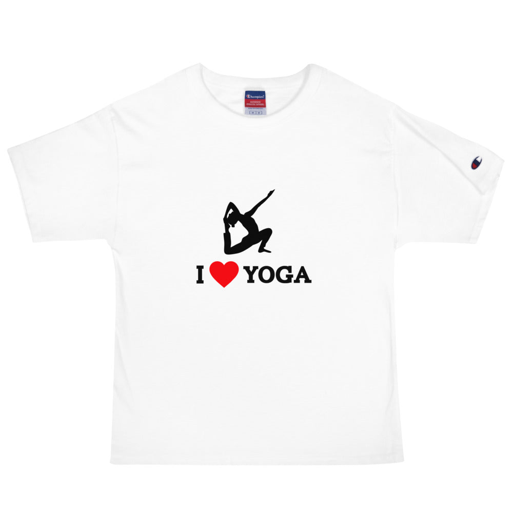 I LOVE YOGA - Men's Champion T-Shirt