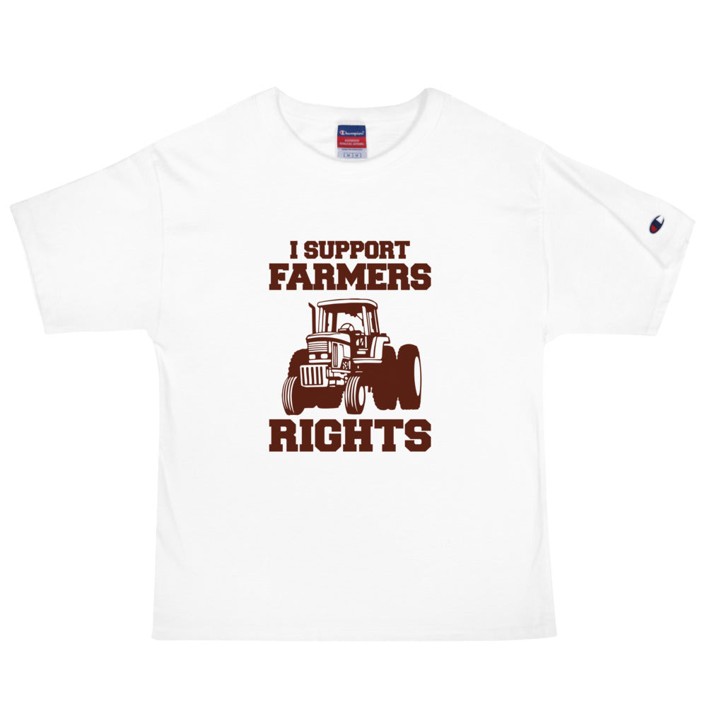 I SUPPORT FARMERS RIGHTS - Men's Champion T-Shirt