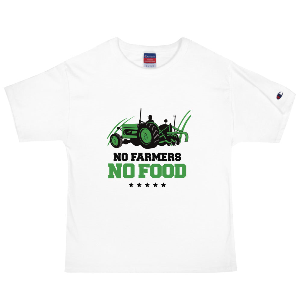 NO FARMERS NO FOOD - Men's Champion T-Shirt