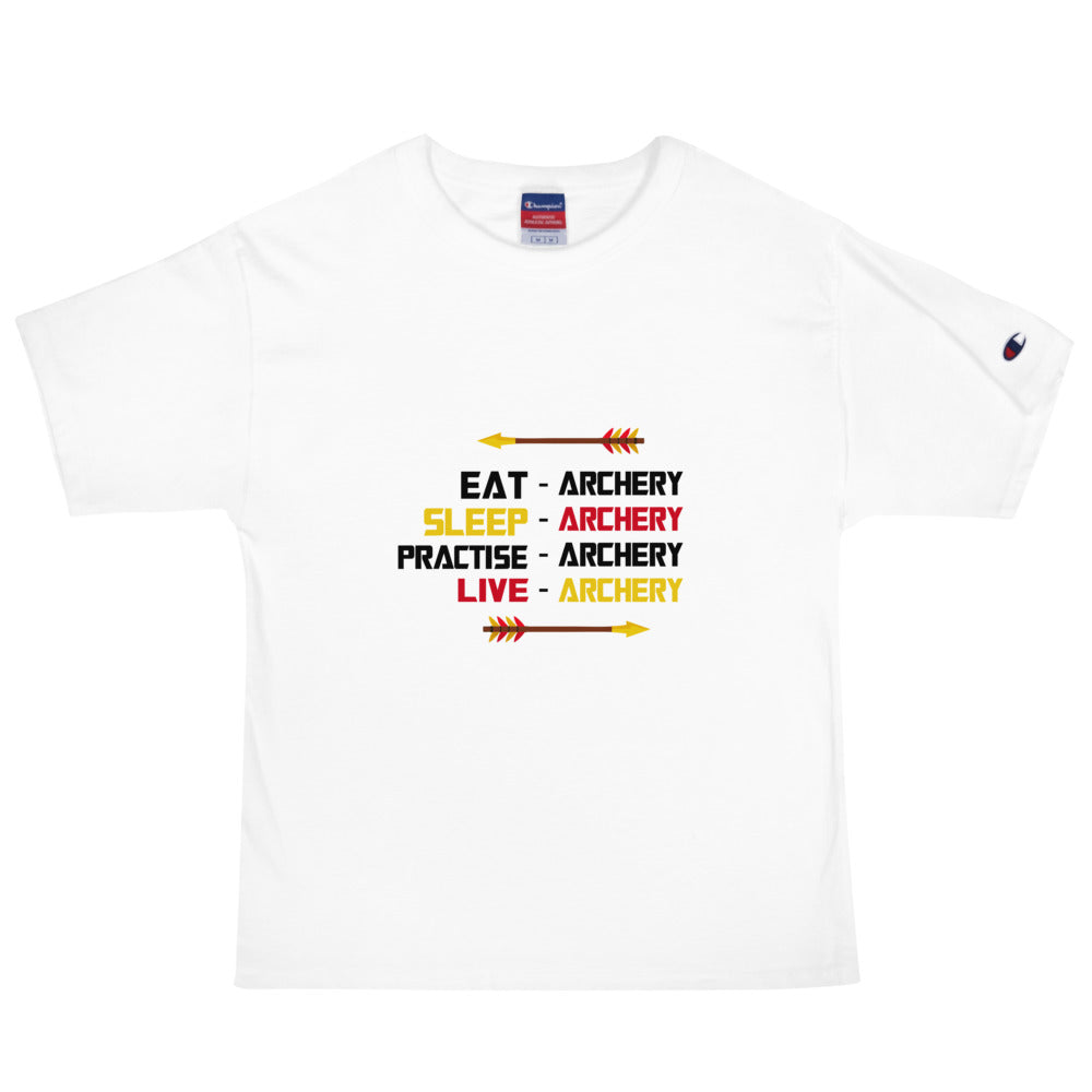 EAT-ARCHERY... - Men's Champion T-Shirt