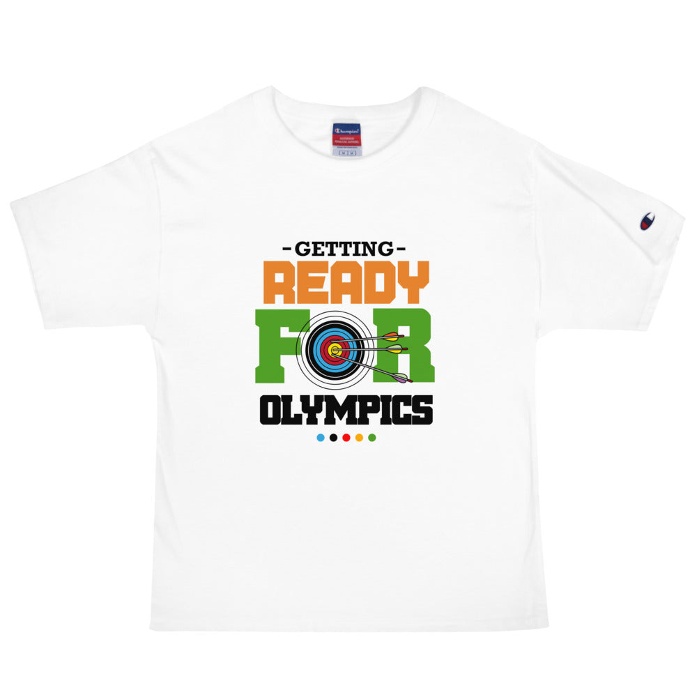 GETTING READY FOR OLYMPICS - Men's Champion T-Shirt