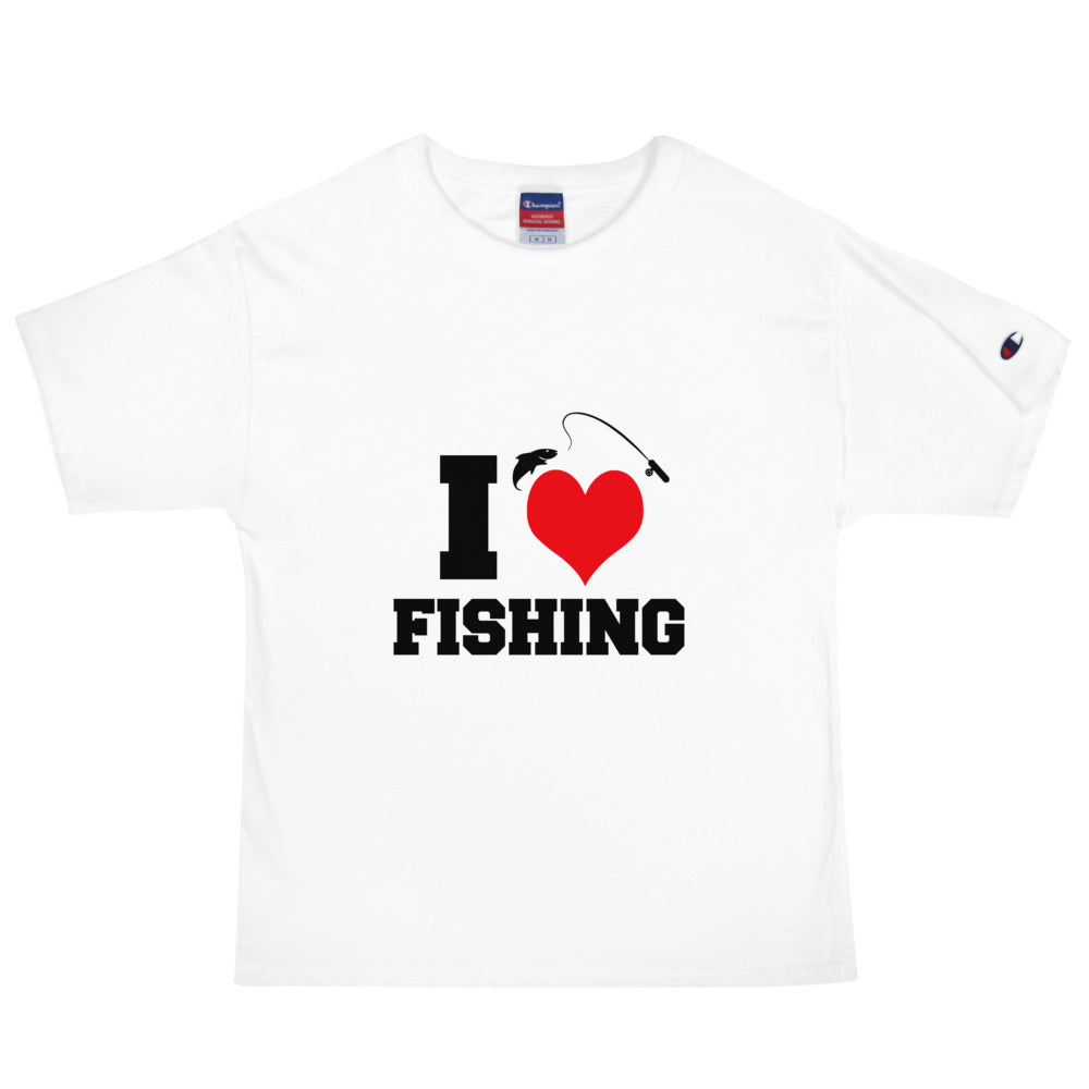 I LOVE FISHING - Men's Champion T-Shirt