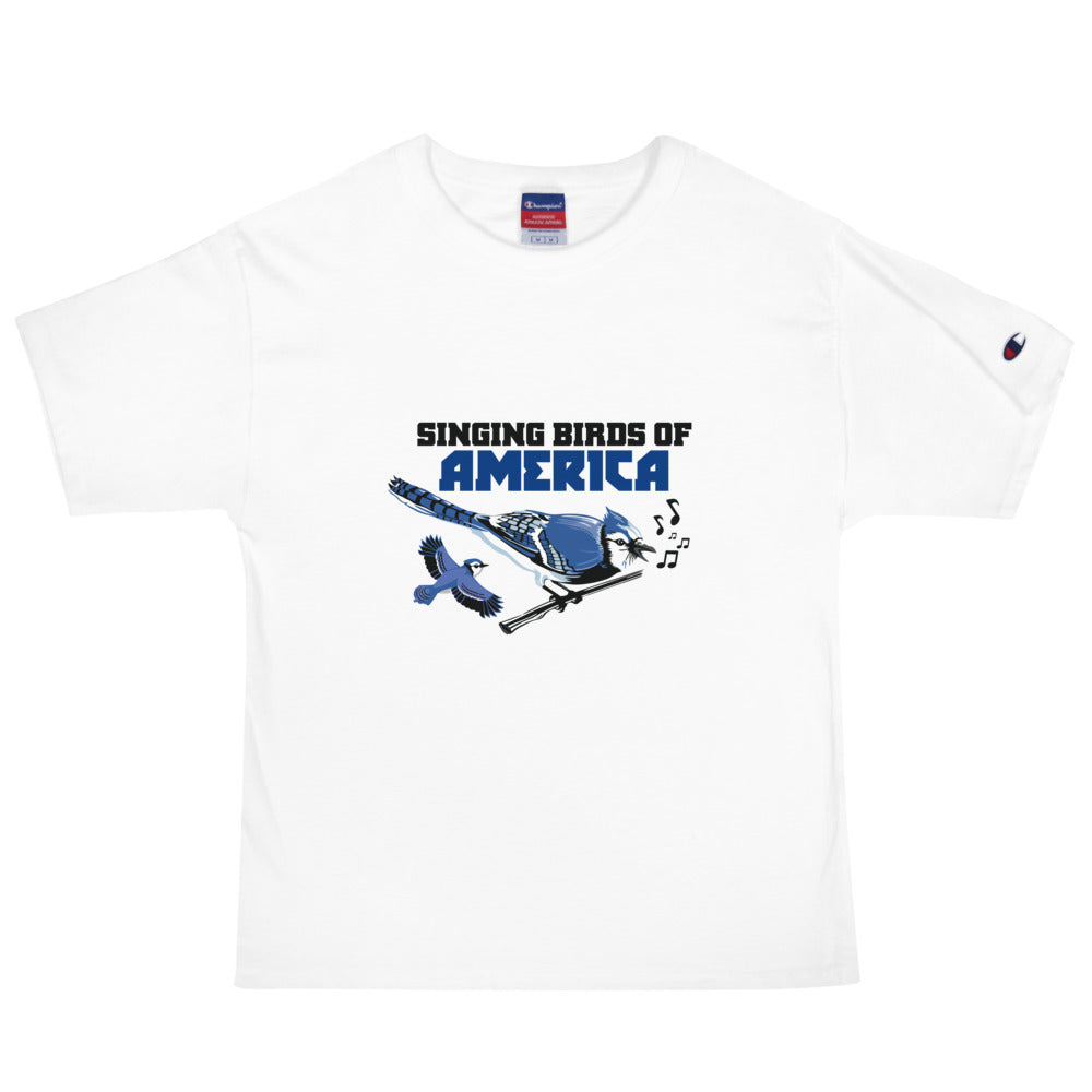 SINGING BIRDS OF AMERICA - Men's Champion T-Shirt