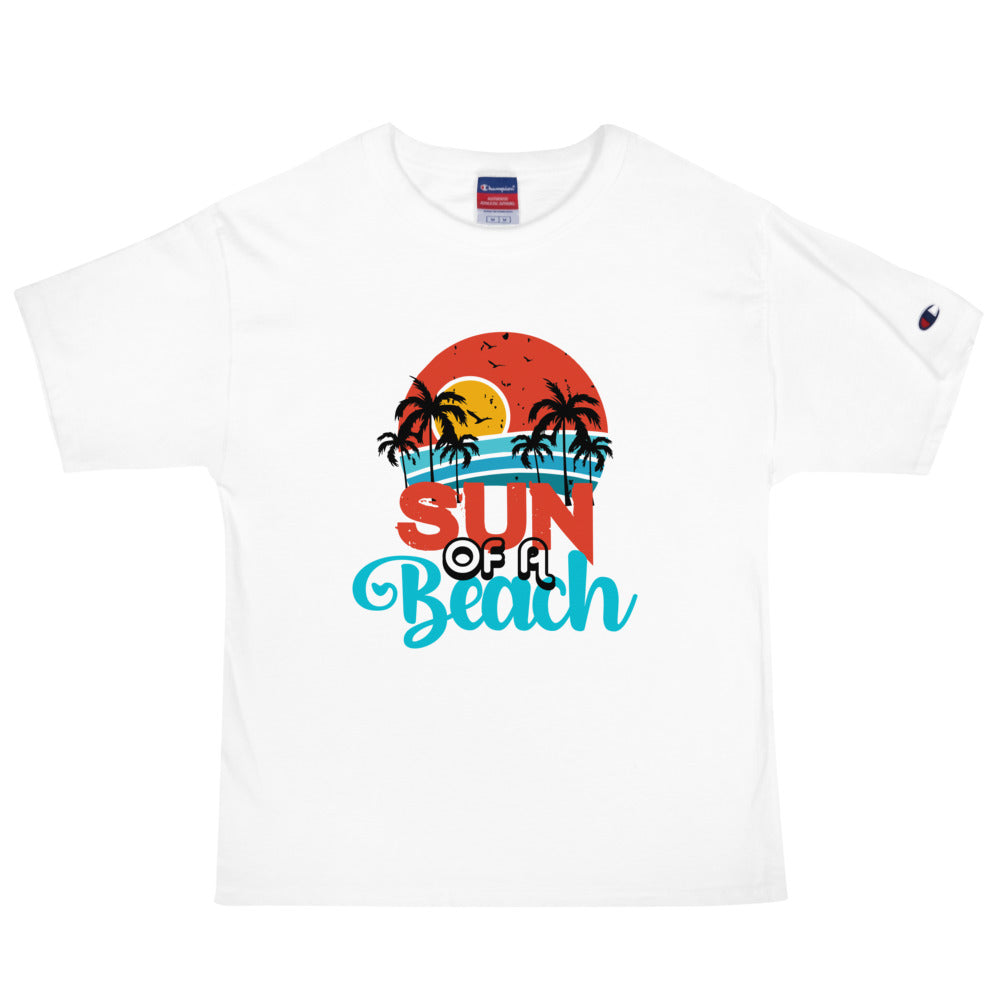 SUN OF A BEACH - Men's Champion T-Shirt