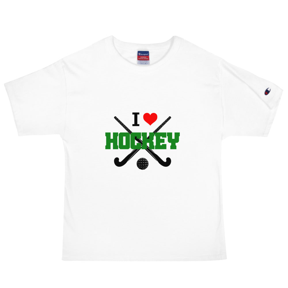 I LOVE HOCKEY - Men's Champion T-Shirt