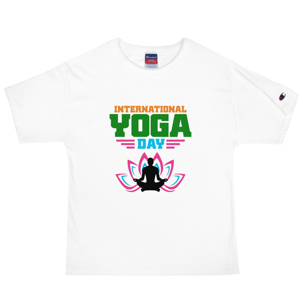 INTERNATIONAL YOGA DAY - Men's Champion T-Shirt