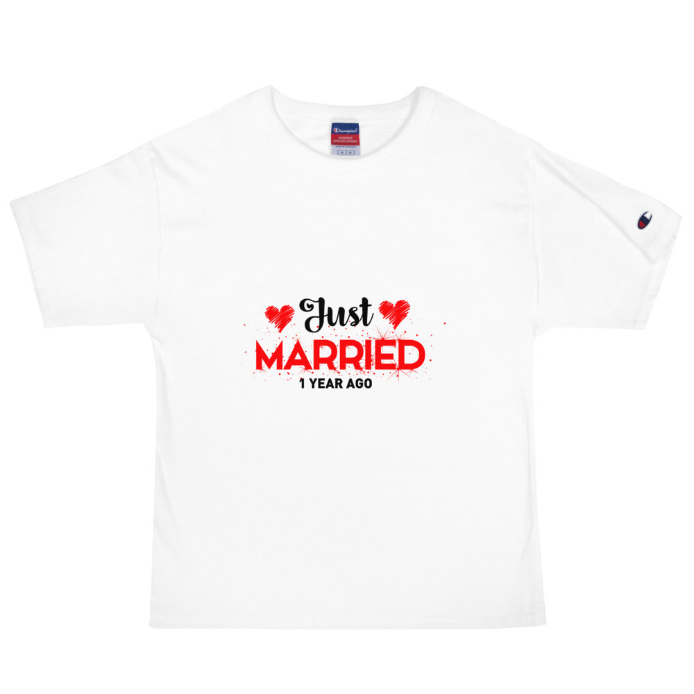 JUST MARRIED - Men's Champion T-Shirt