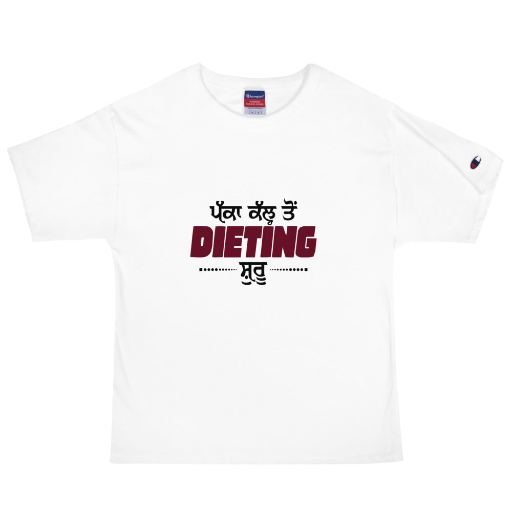 PAKKA KAL TO DIETING SHURU - Men's Champion T-Shirt