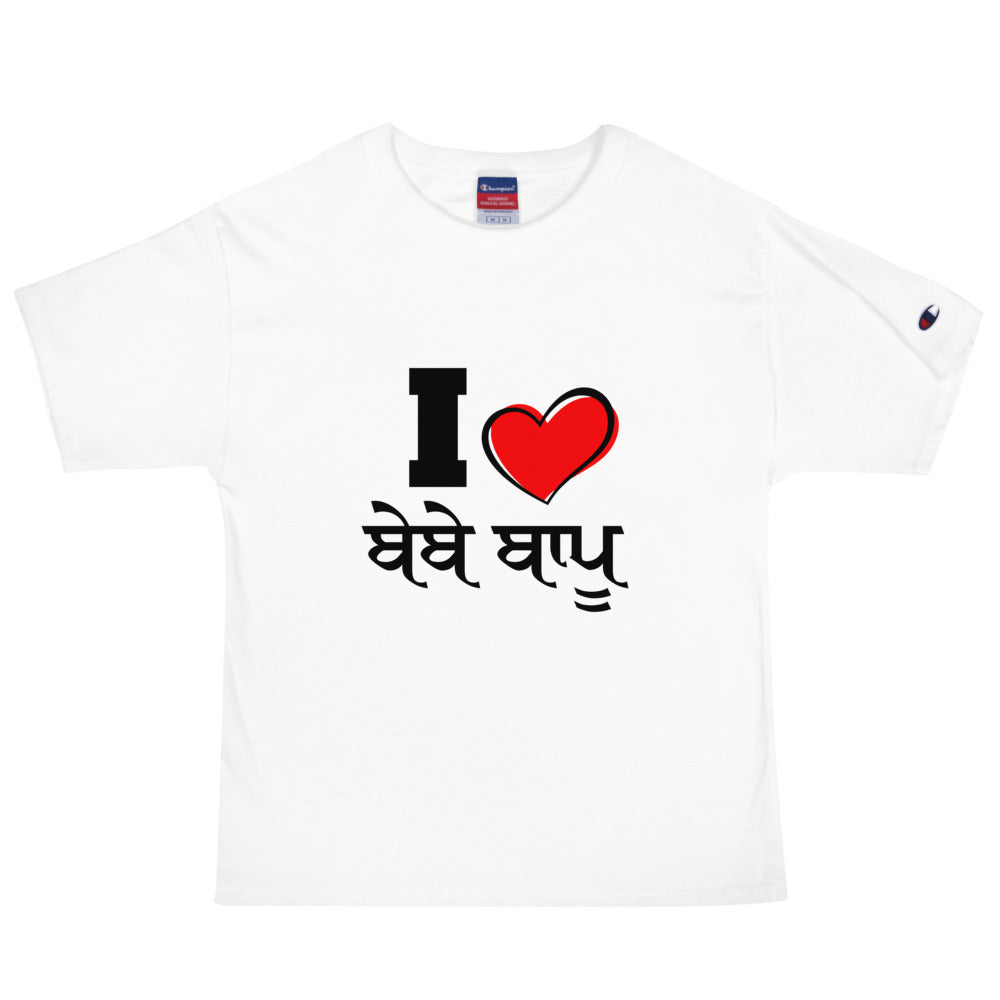 I LOVE BEBE BAPPU - Men's Champion T-Shirt