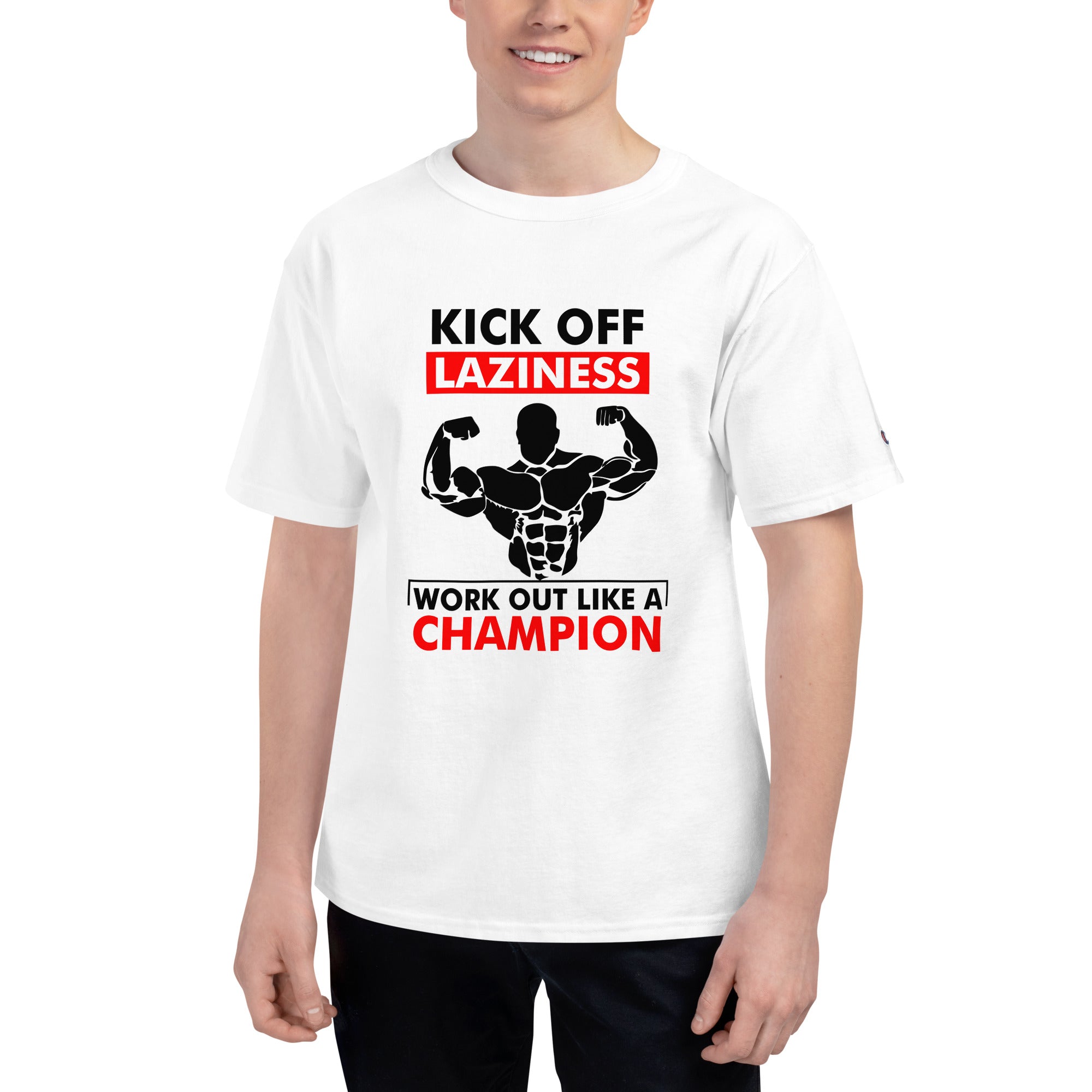 KICK OFF LAZINESS - Men's Champion T-Shirt