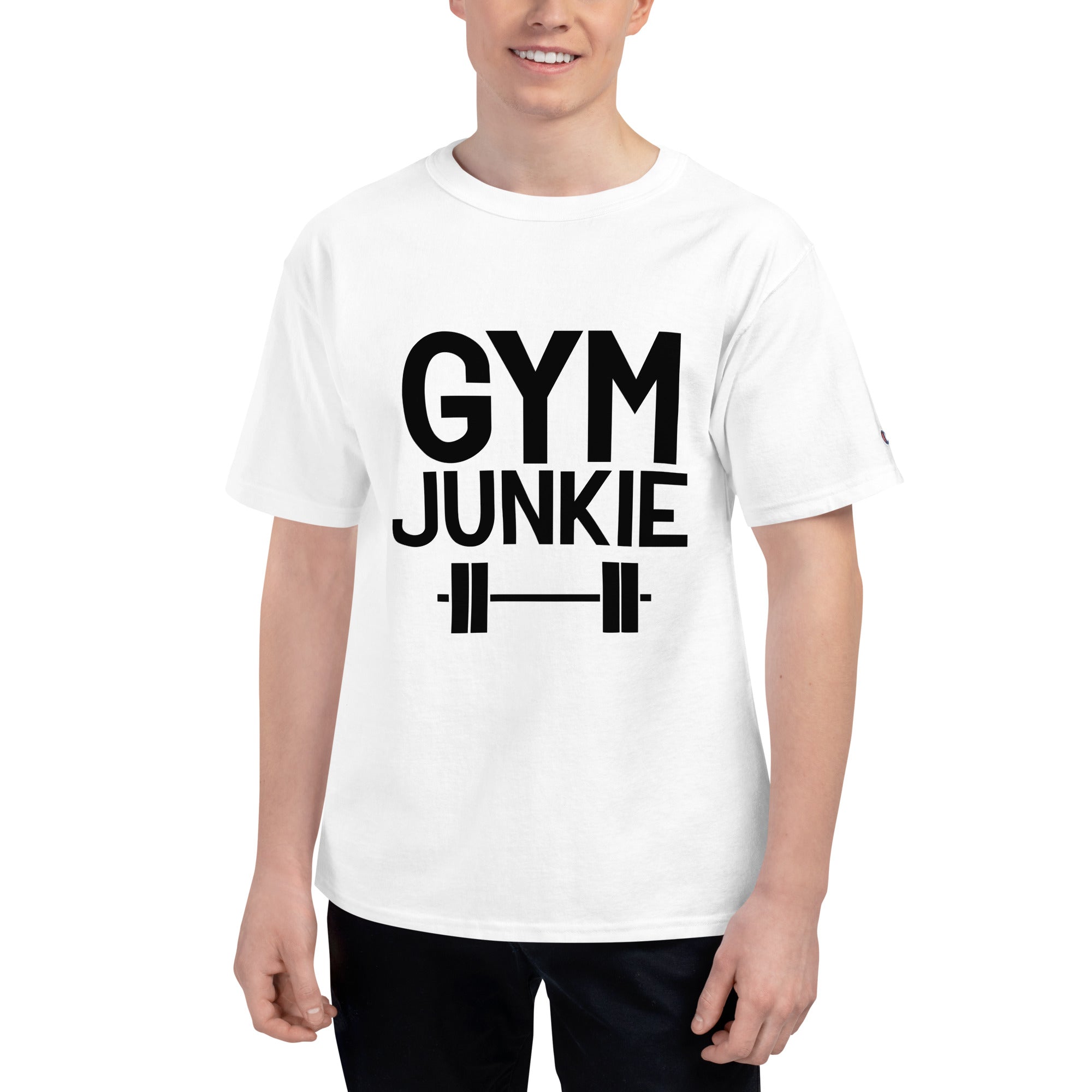 GYM JUNKIE - Men's Champion T-Shirt