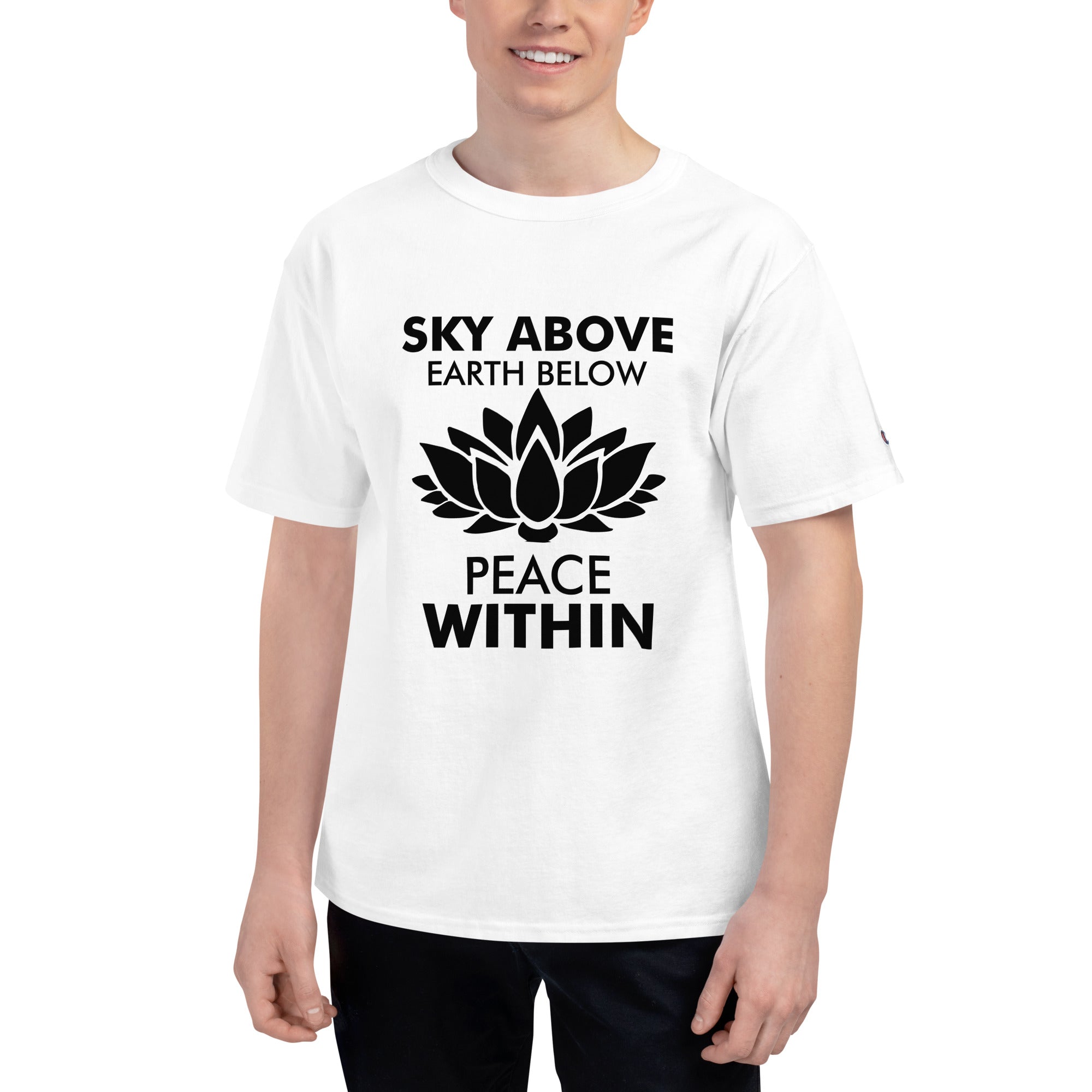 SKY ABOVE EARTH BELOW - Men's Champion T-Shirt