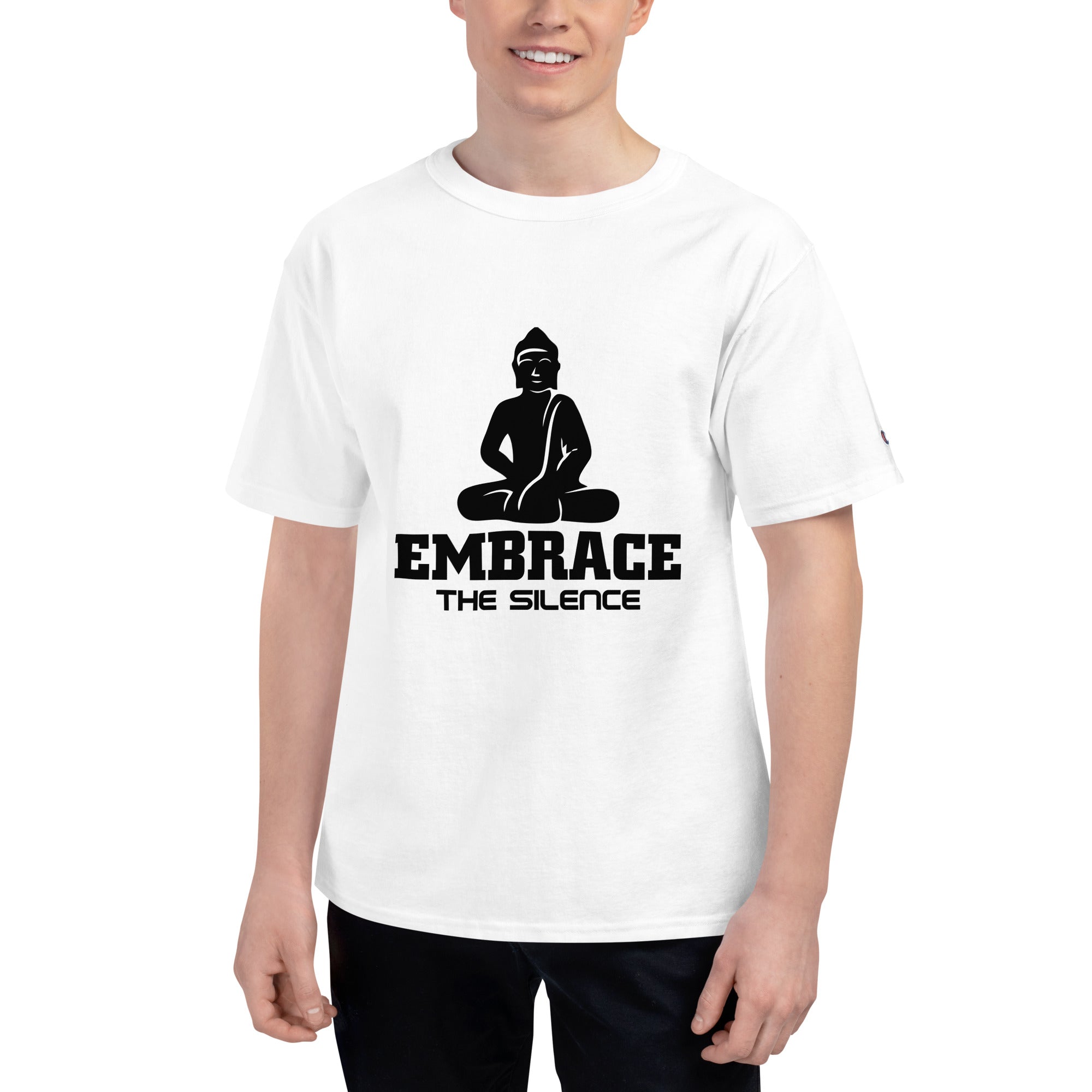 EMBRACE THE SILENCE - Men's Champion T-Shirt