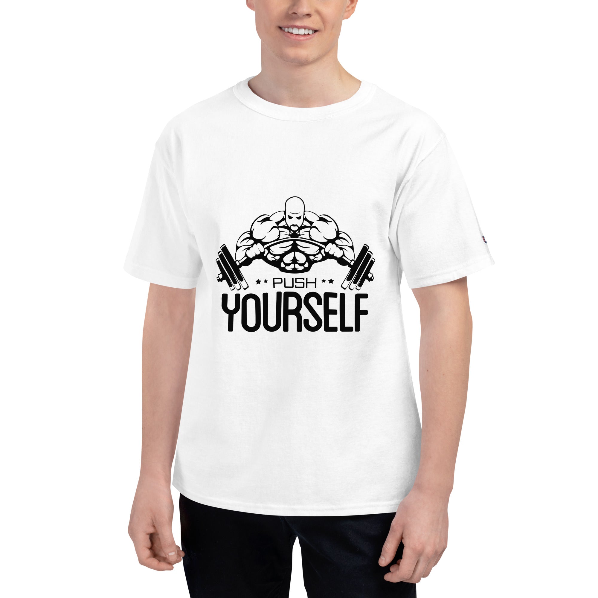 PUSH YOURSELF - Men's Champion T-Shirt