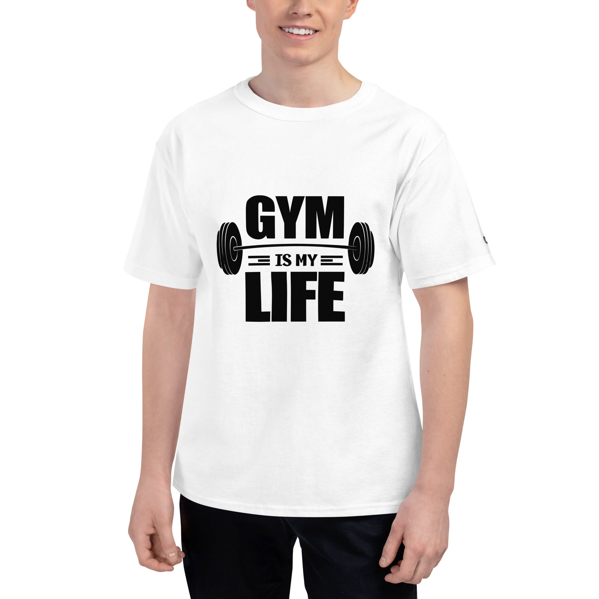 GYM IS MY LIFE - Men's Champion T-Shirt