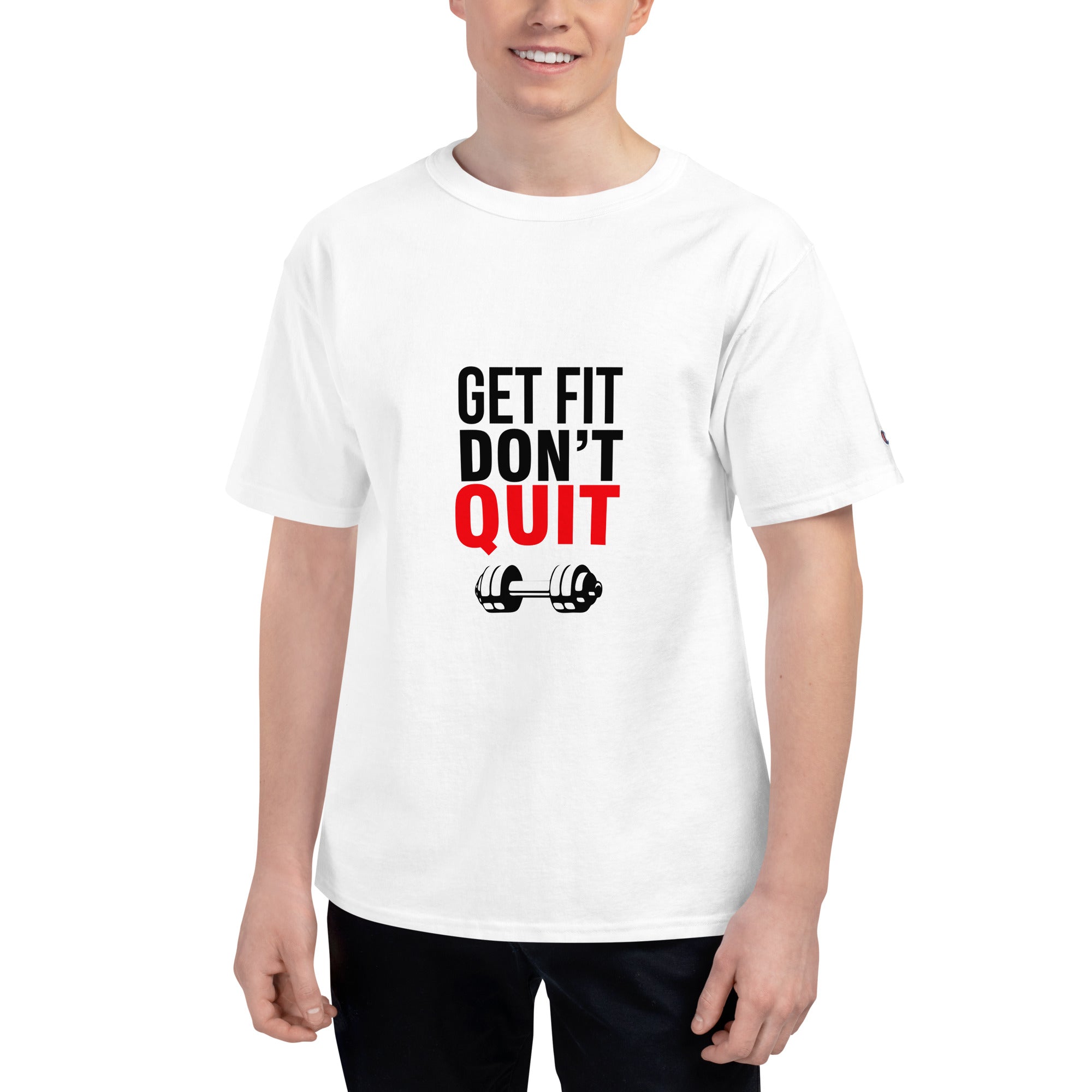GET FIT DON'T QUIT - Men's Champion T-Shirt