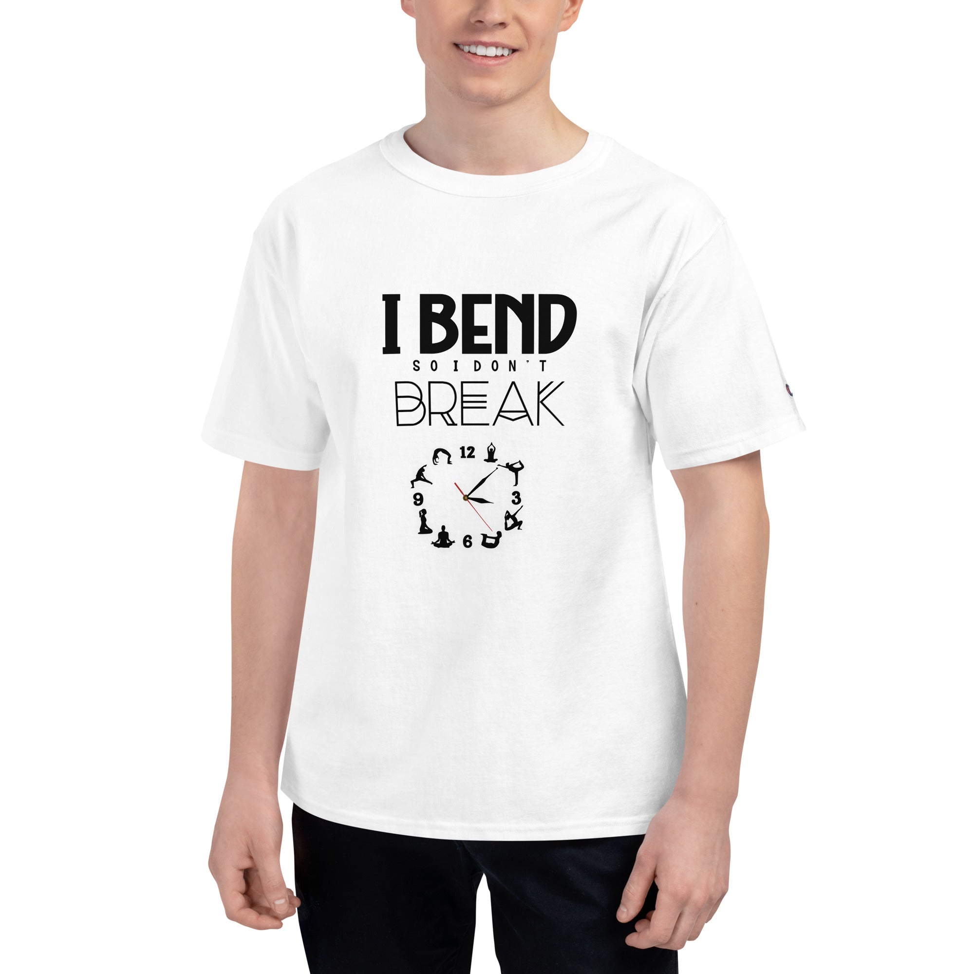 I BEND SO I DON'T BREAK - Men's Champion T-Shirt
