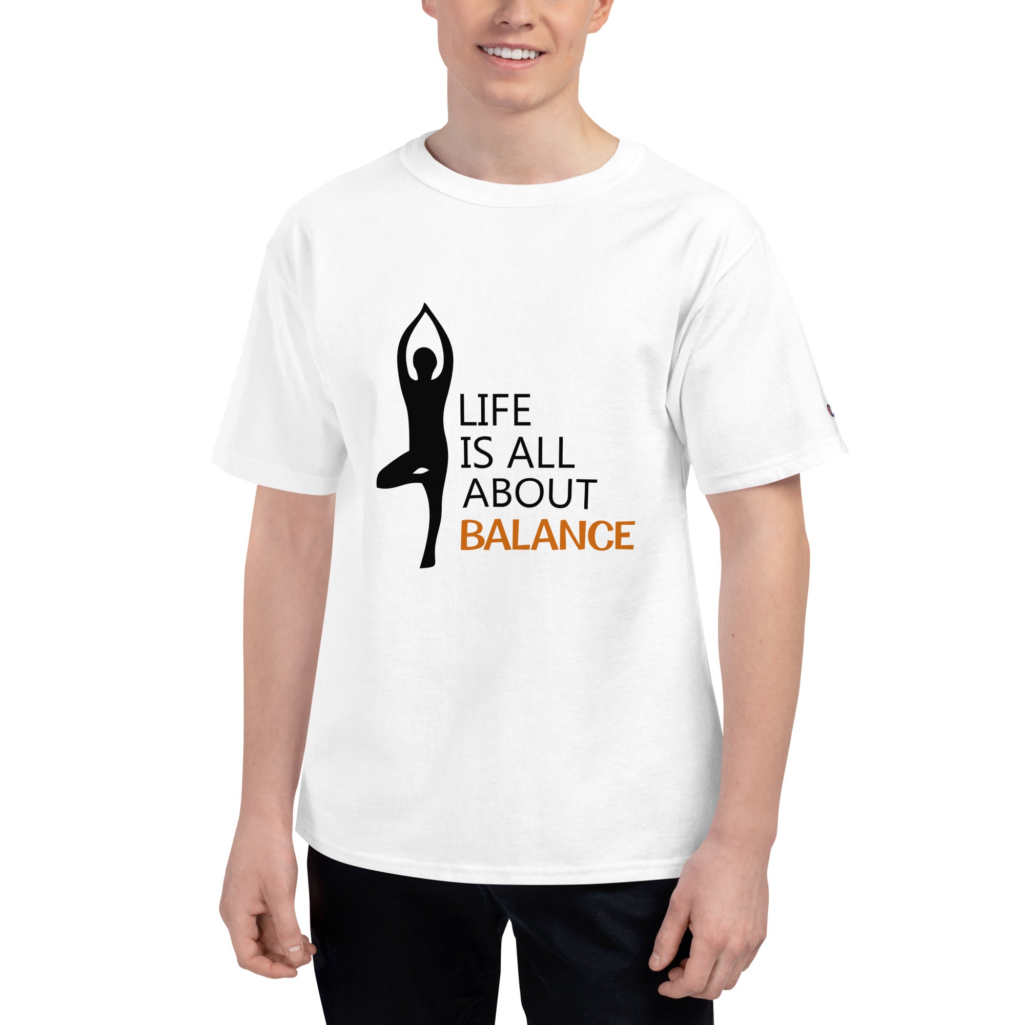 LIFE IS ALL ABOUT BALANCE - Men's Champion T-Shirt