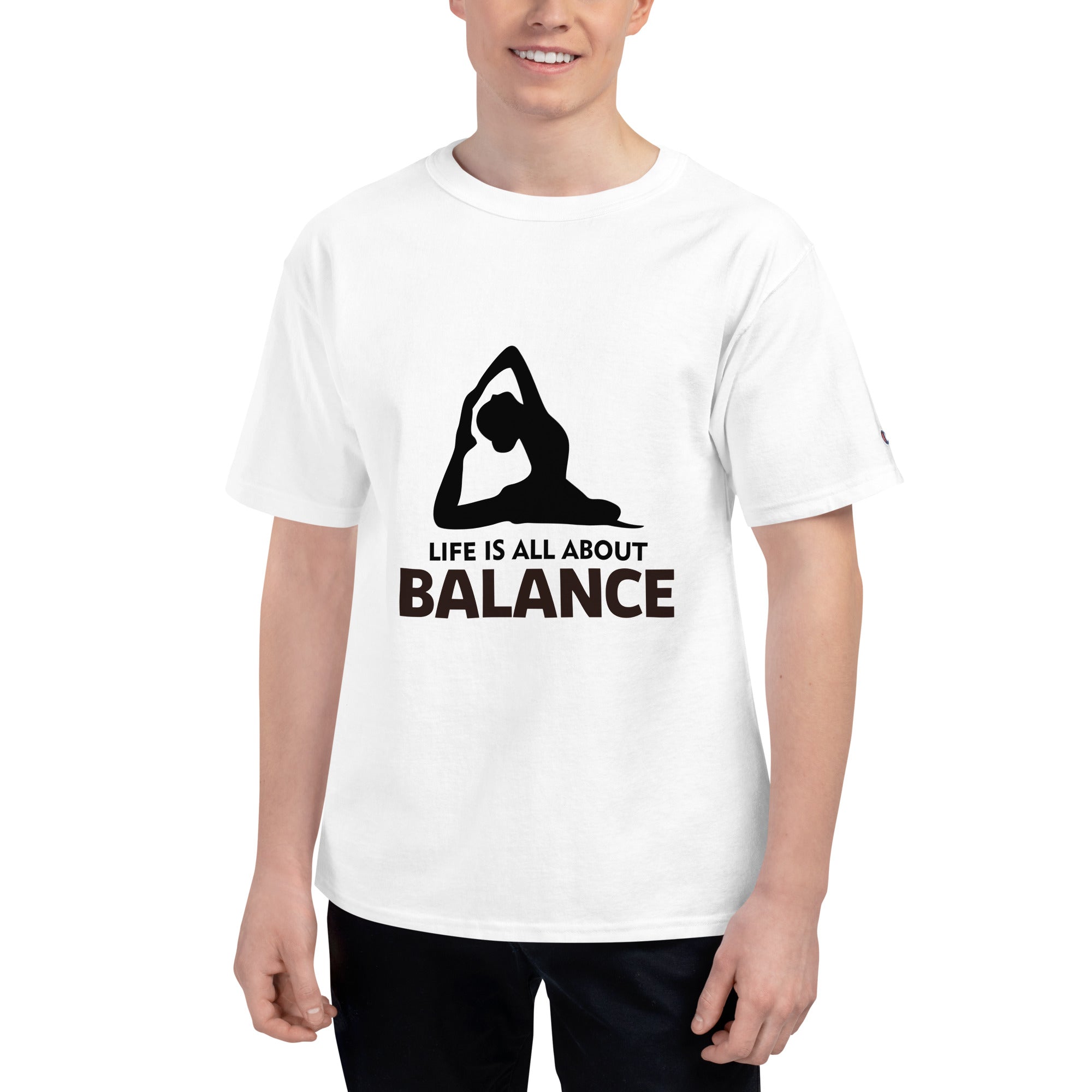 LIFE IS ALL ABOUT BALANCE - Men's Champion T-Shirt