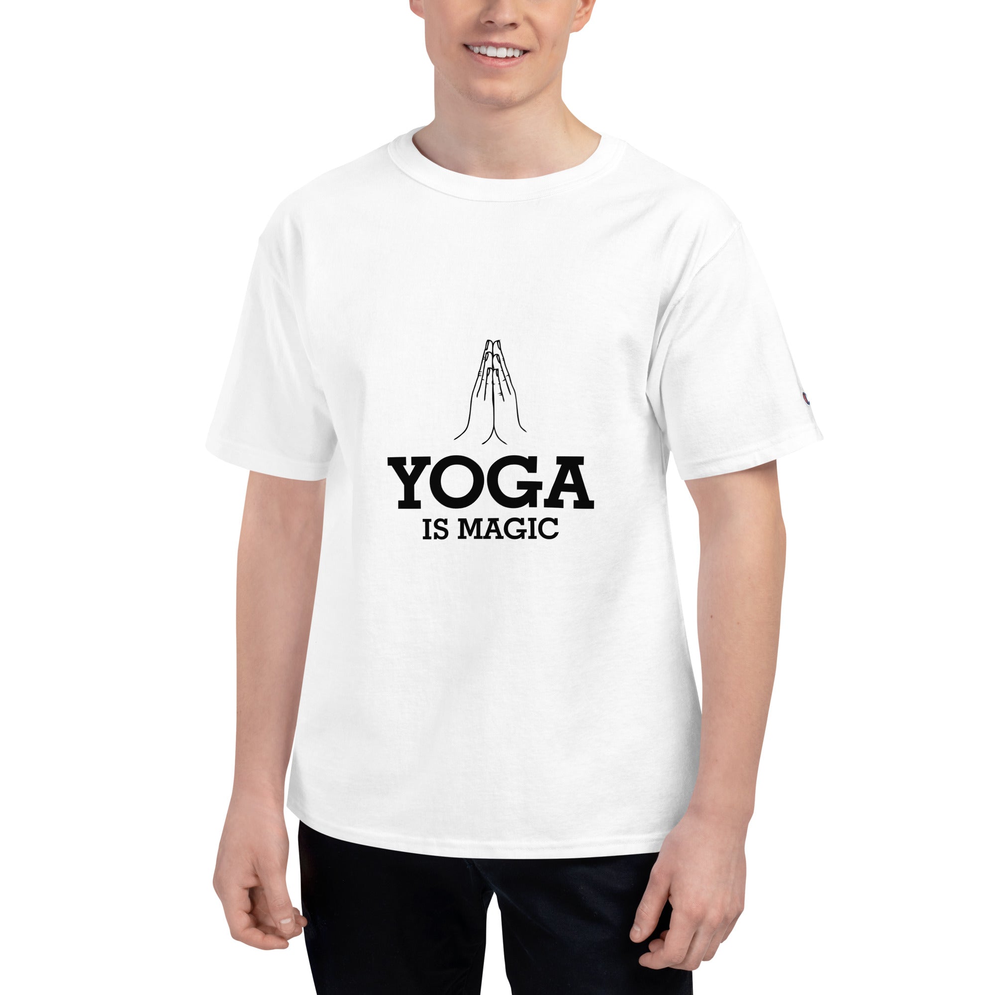 YOGA IS MAGIC - Men's Champion T-Shirt