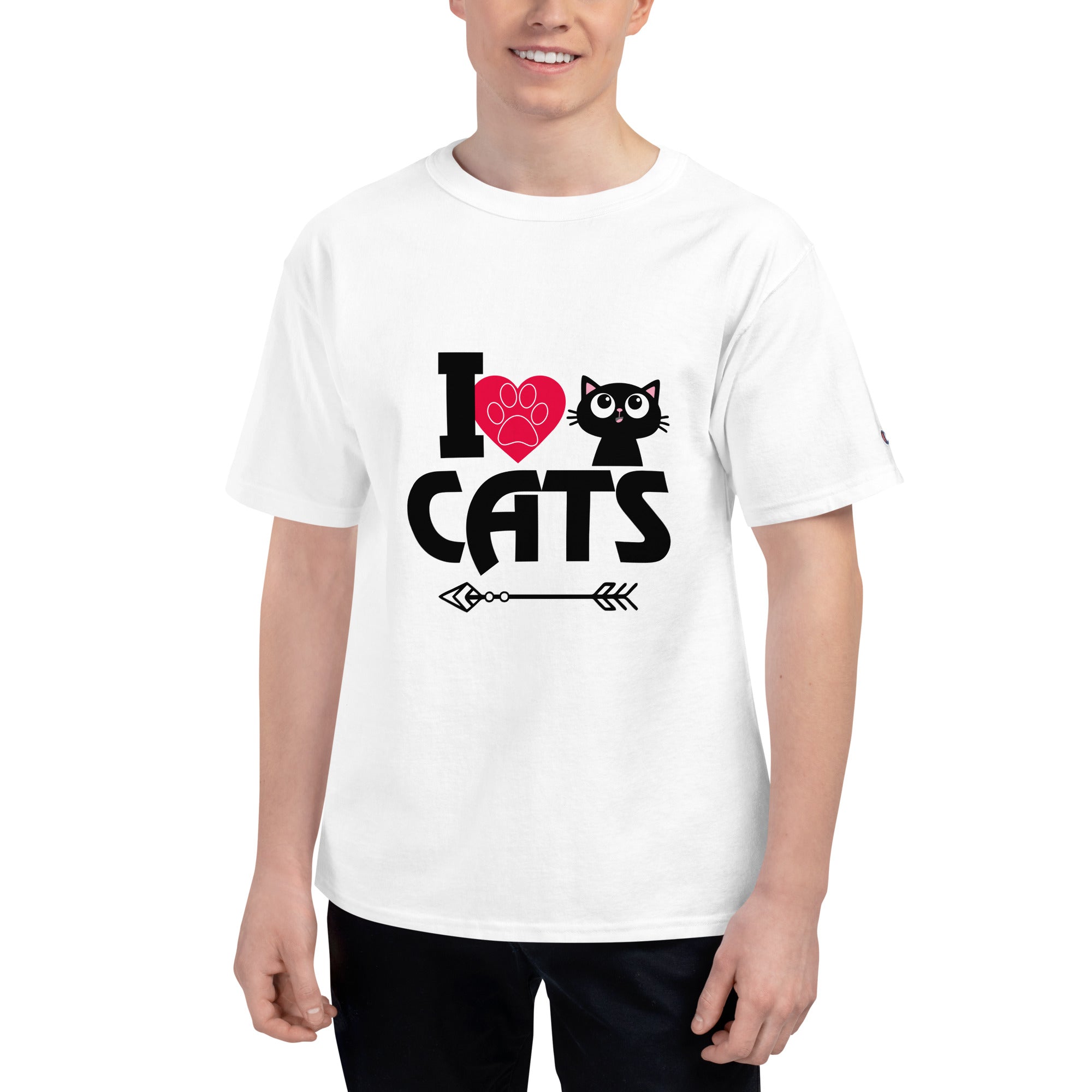 I LOVE CATS - Men's Champion T-Shirt