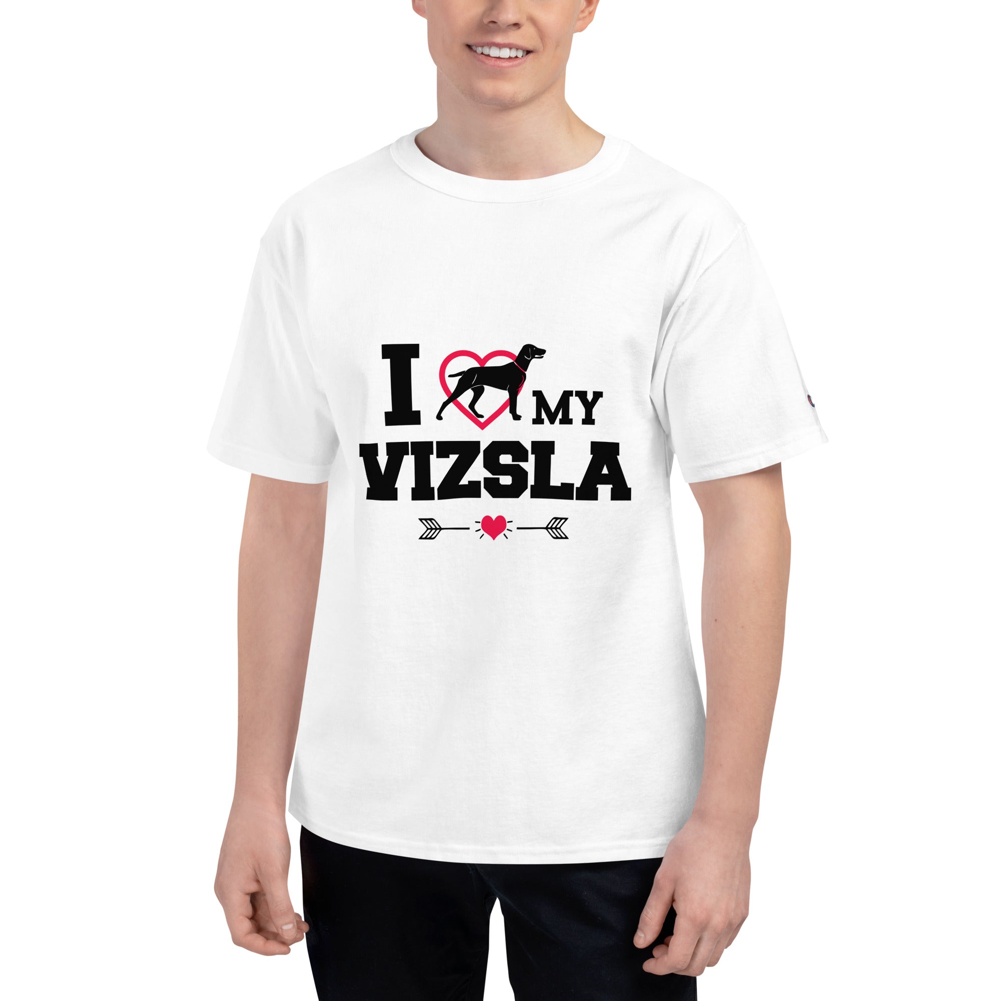 I LOVE MY VIZSLA - Men's Champion T-Shirt