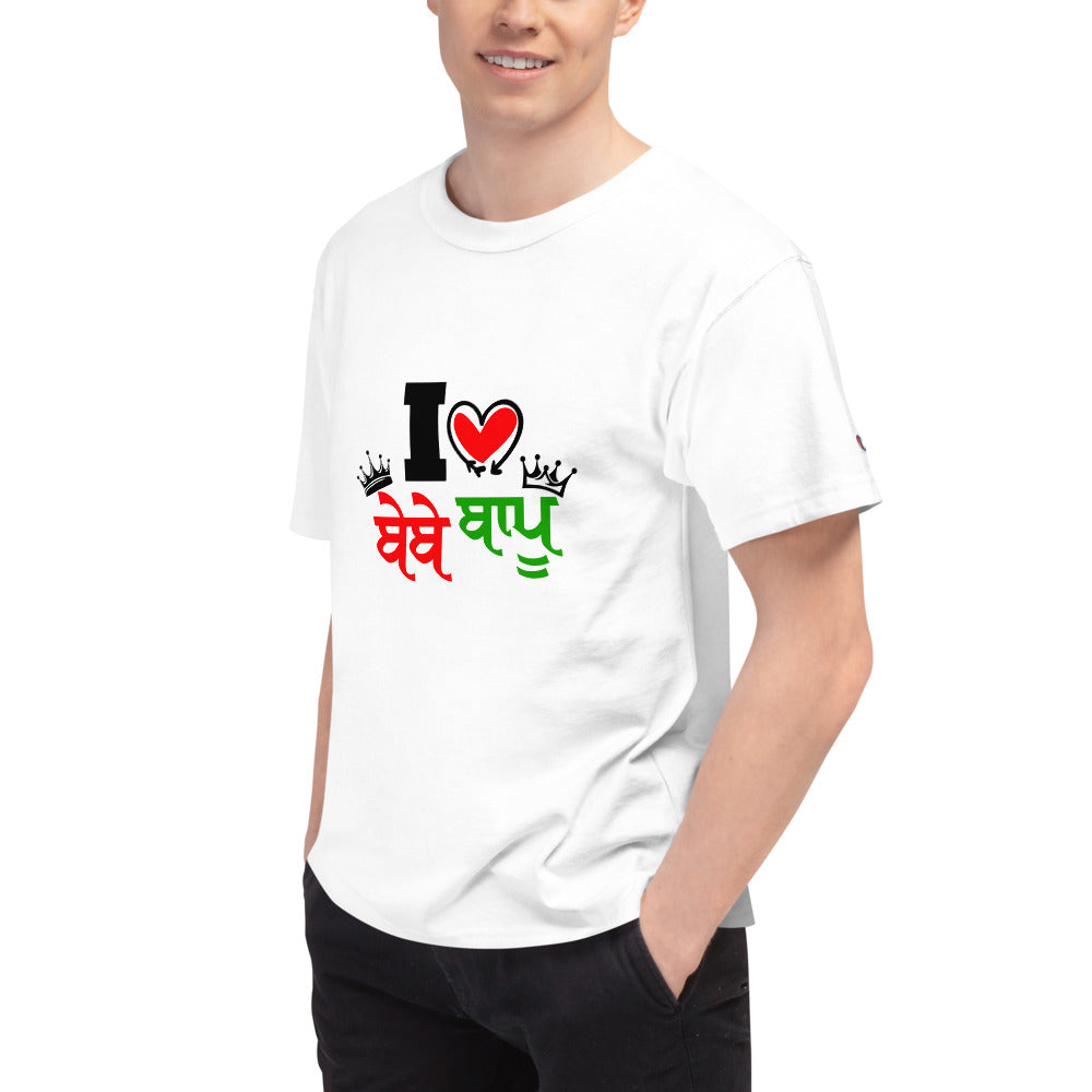 I LOVE BEBE BAPU - Men's Champion T-Shirt