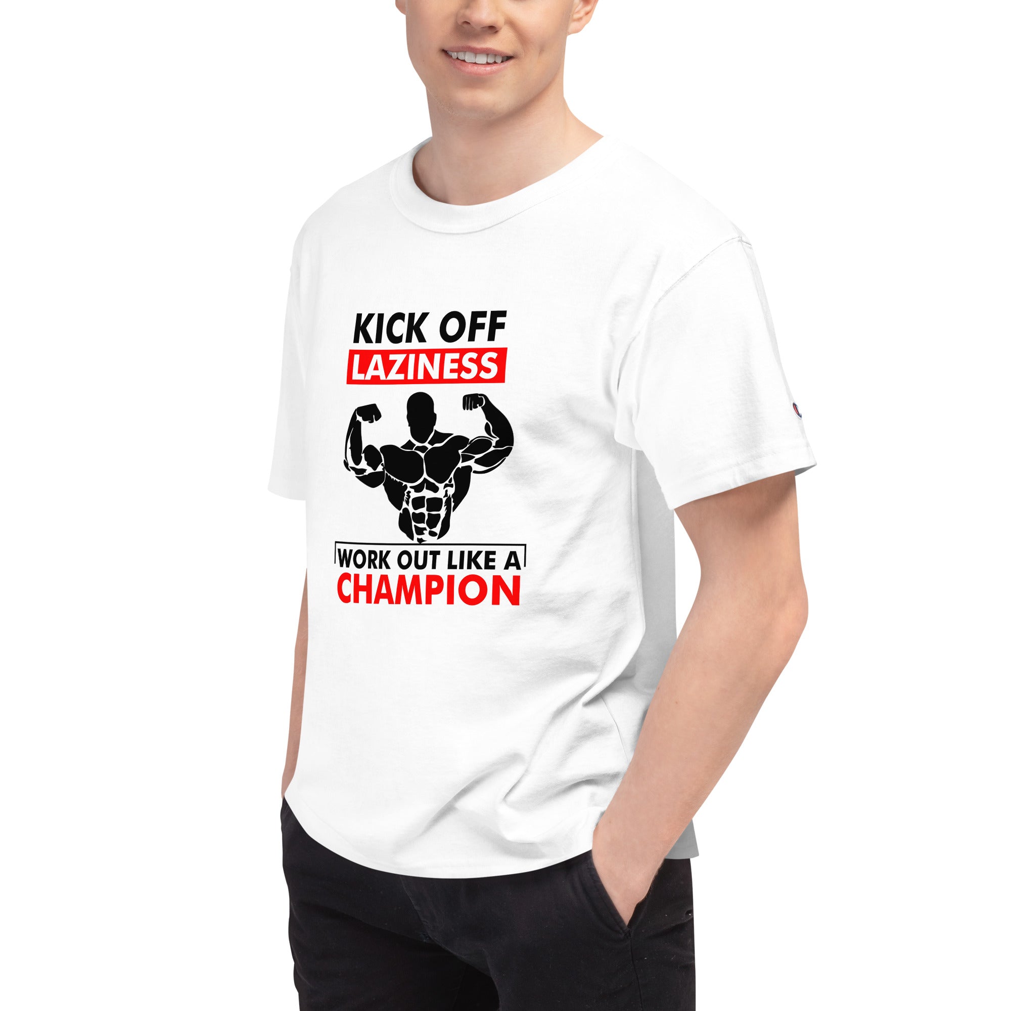 KICK OFF LAZINESS - Men's Champion T-Shirt