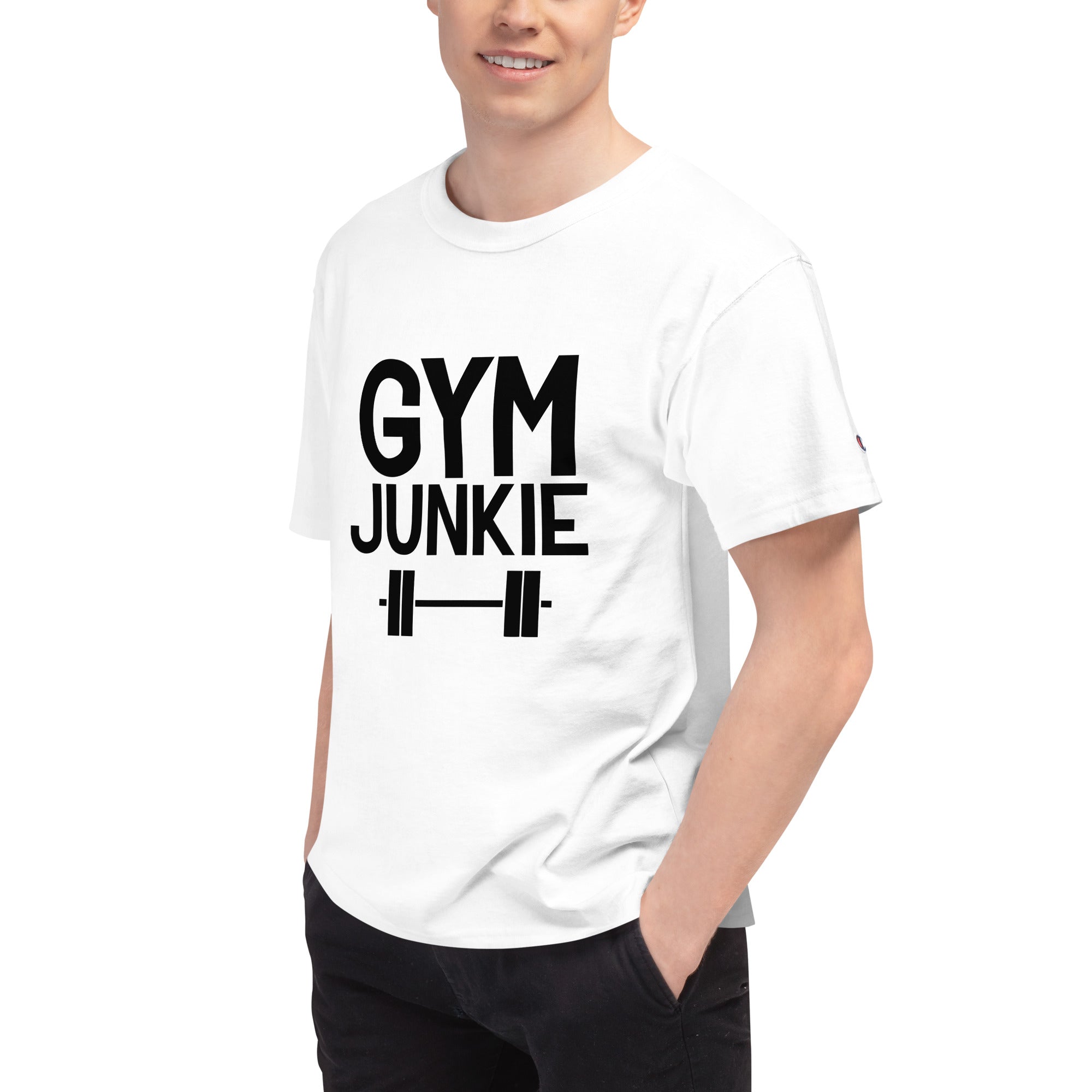 GYM JUNKIE - Men's Champion T-Shirt