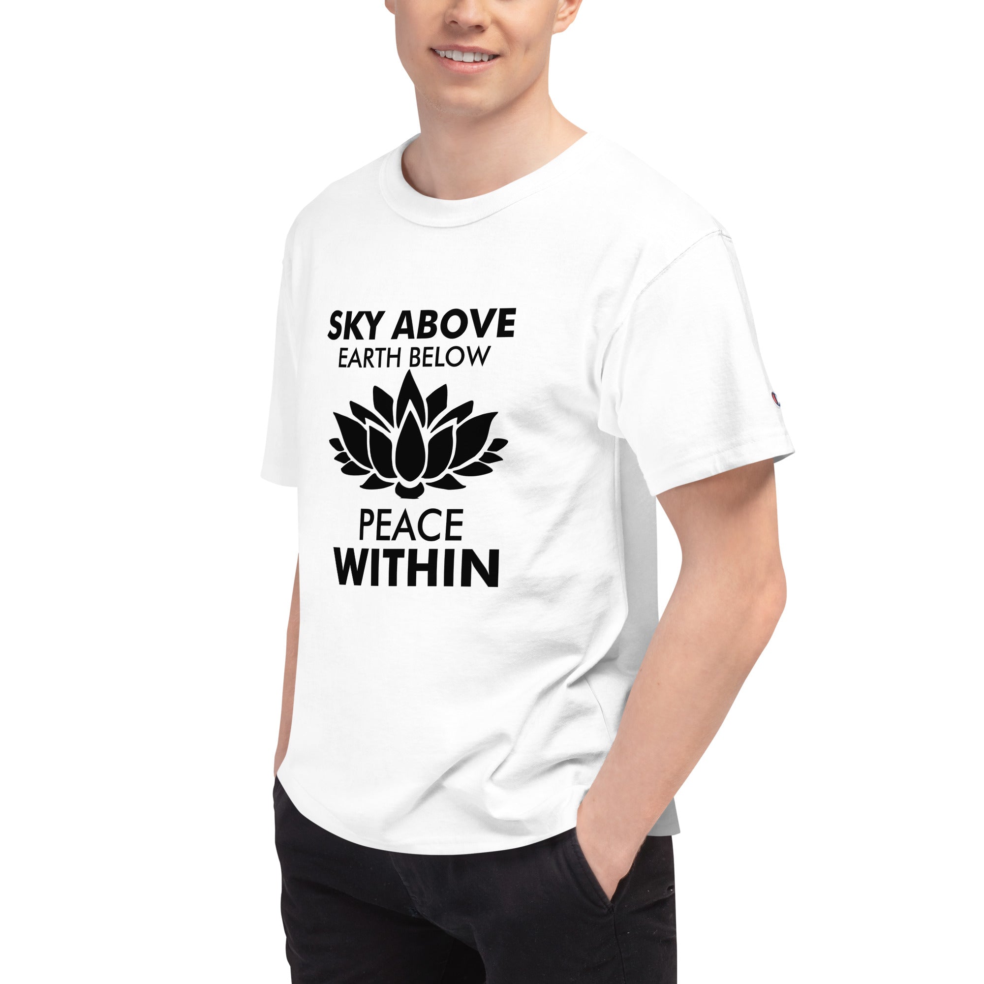 SKY ABOVE EARTH BELOW - Men's Champion T-Shirt