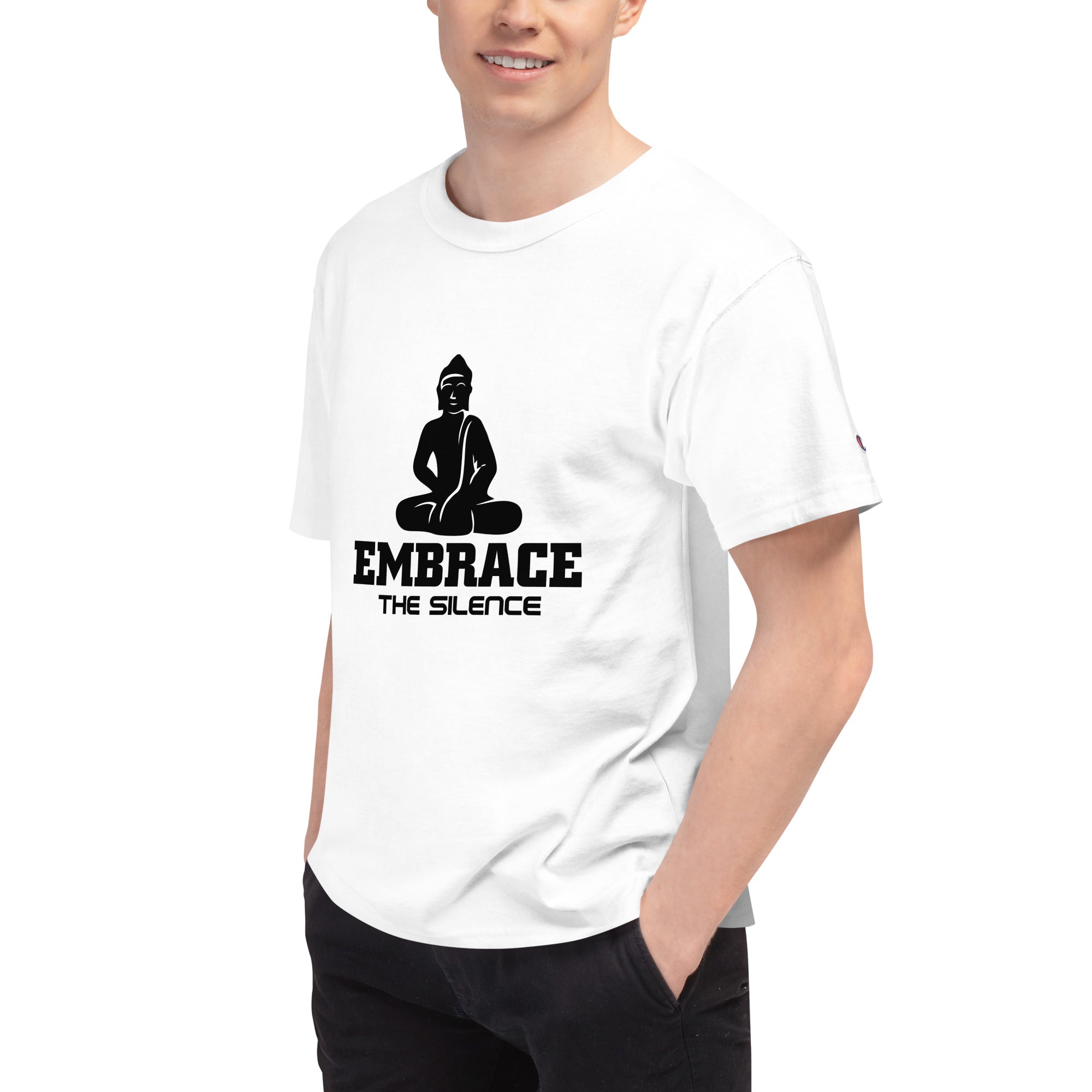 EMBRACE THE SILENCE - Men's Champion T-Shirt