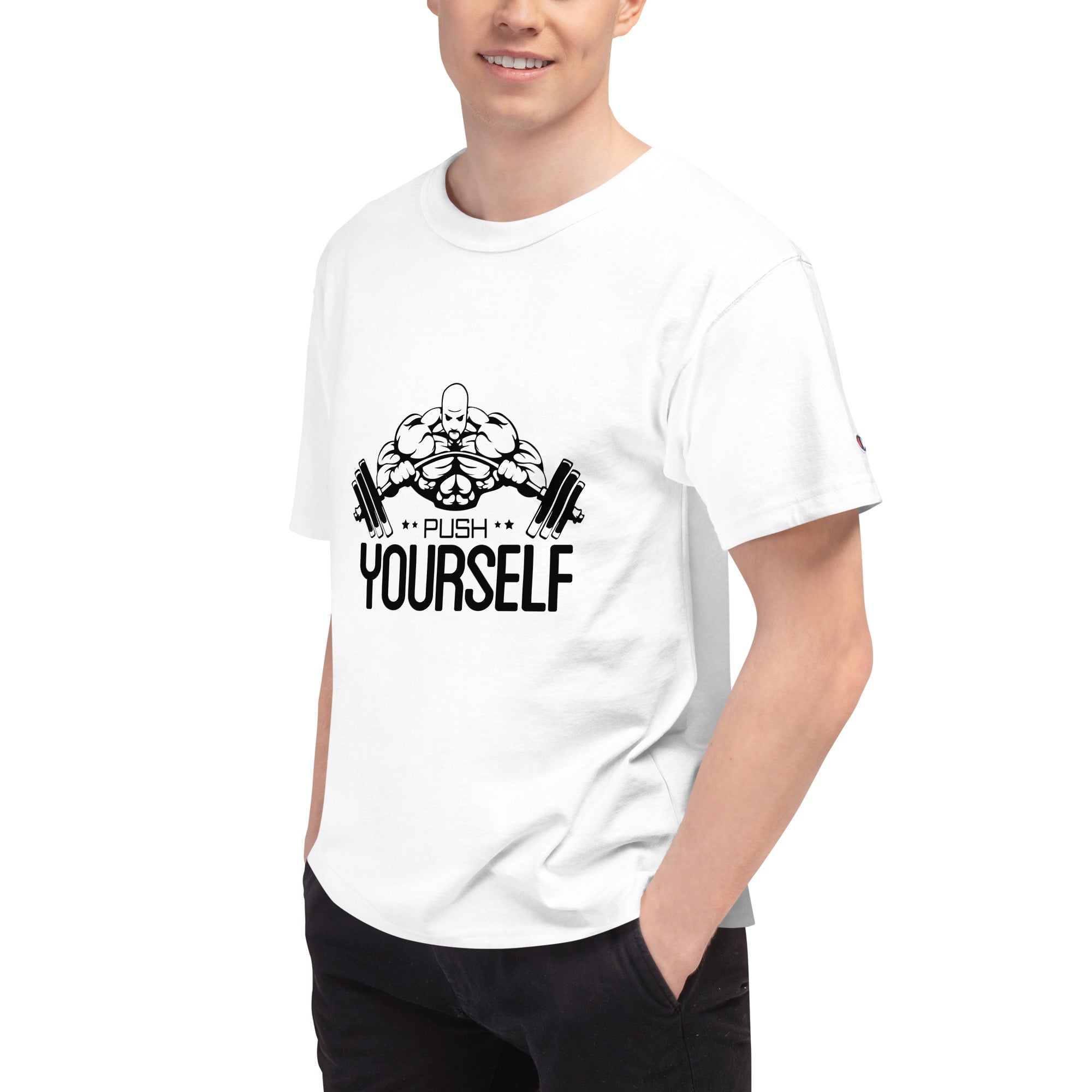 PUSH YOURSELF - Men's Champion T-Shirt