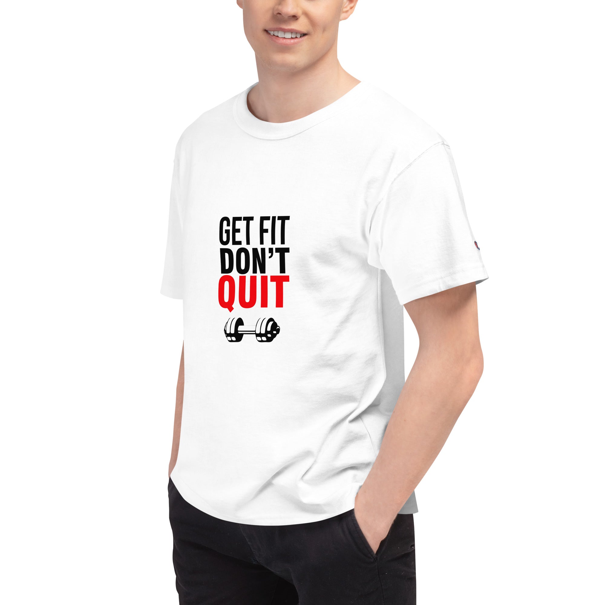GET FIT DON'T QUIT - Men's Champion T-Shirt