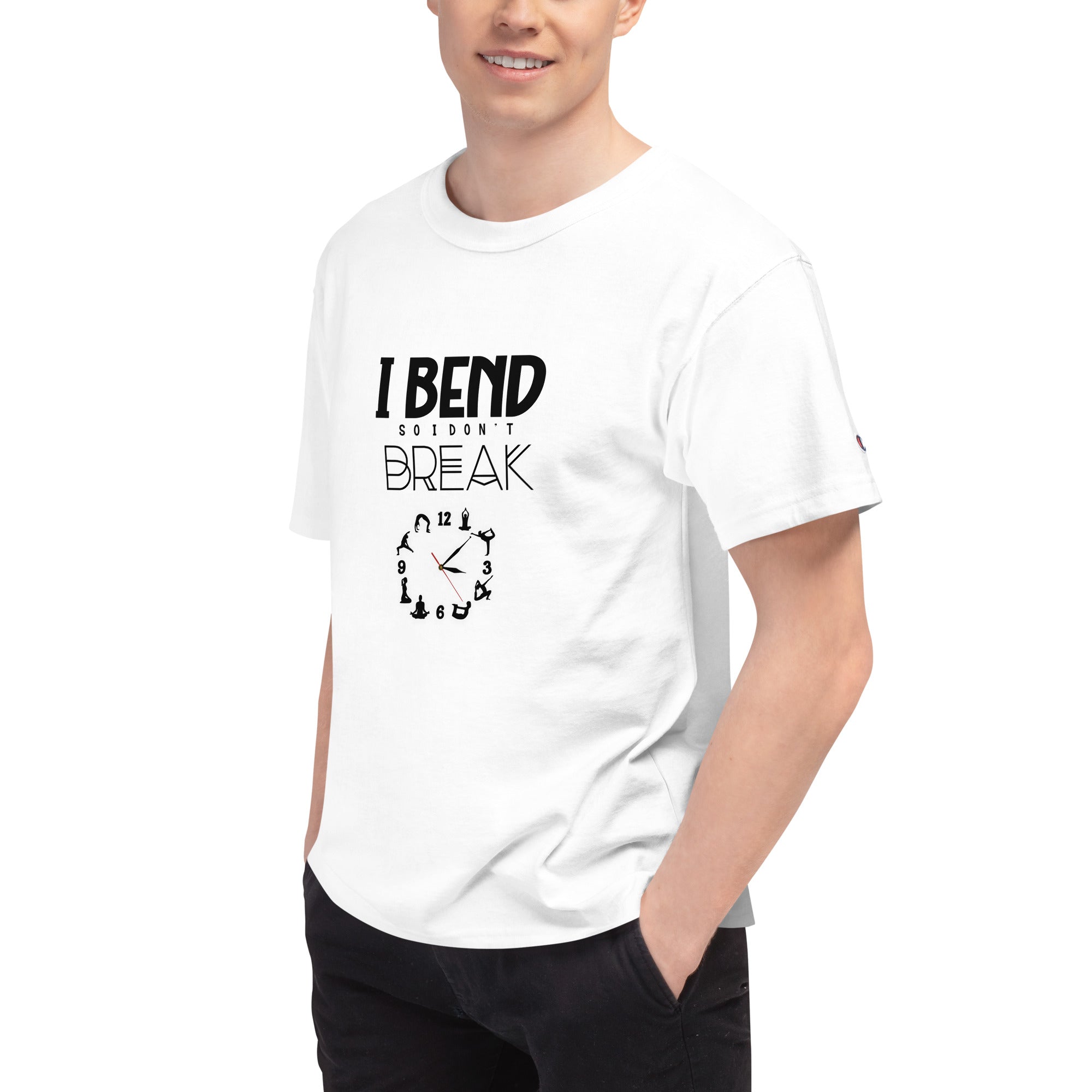 I BEND SO I DON'T BREAK - Men's Champion T-Shirt