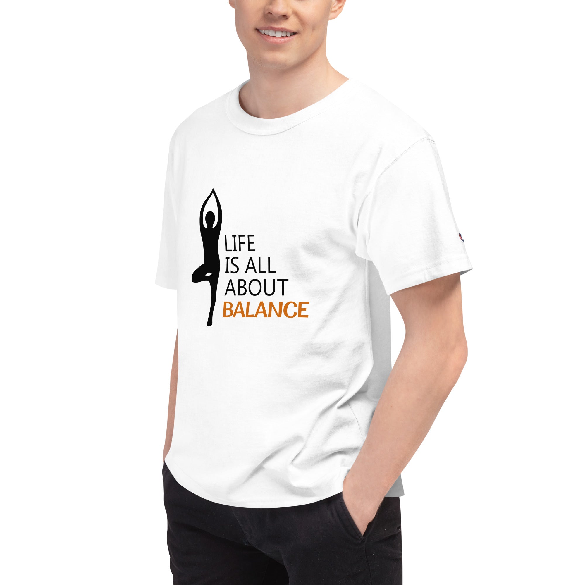 LIFE IS ALL ABOUT BALANCE - Men's Champion T-Shirt