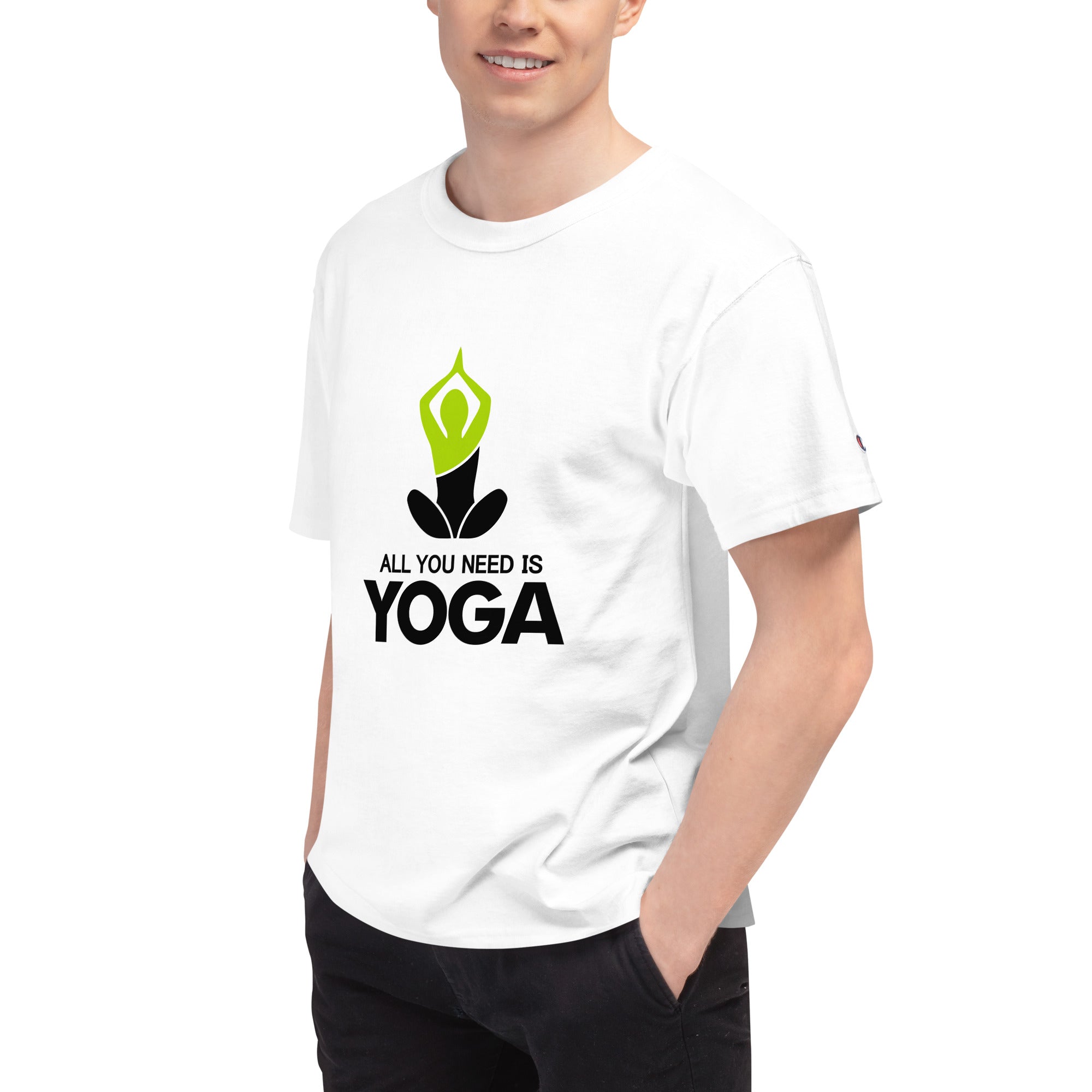 ALL YOU NEED IS YOGA - Men's Champion T-Shirt