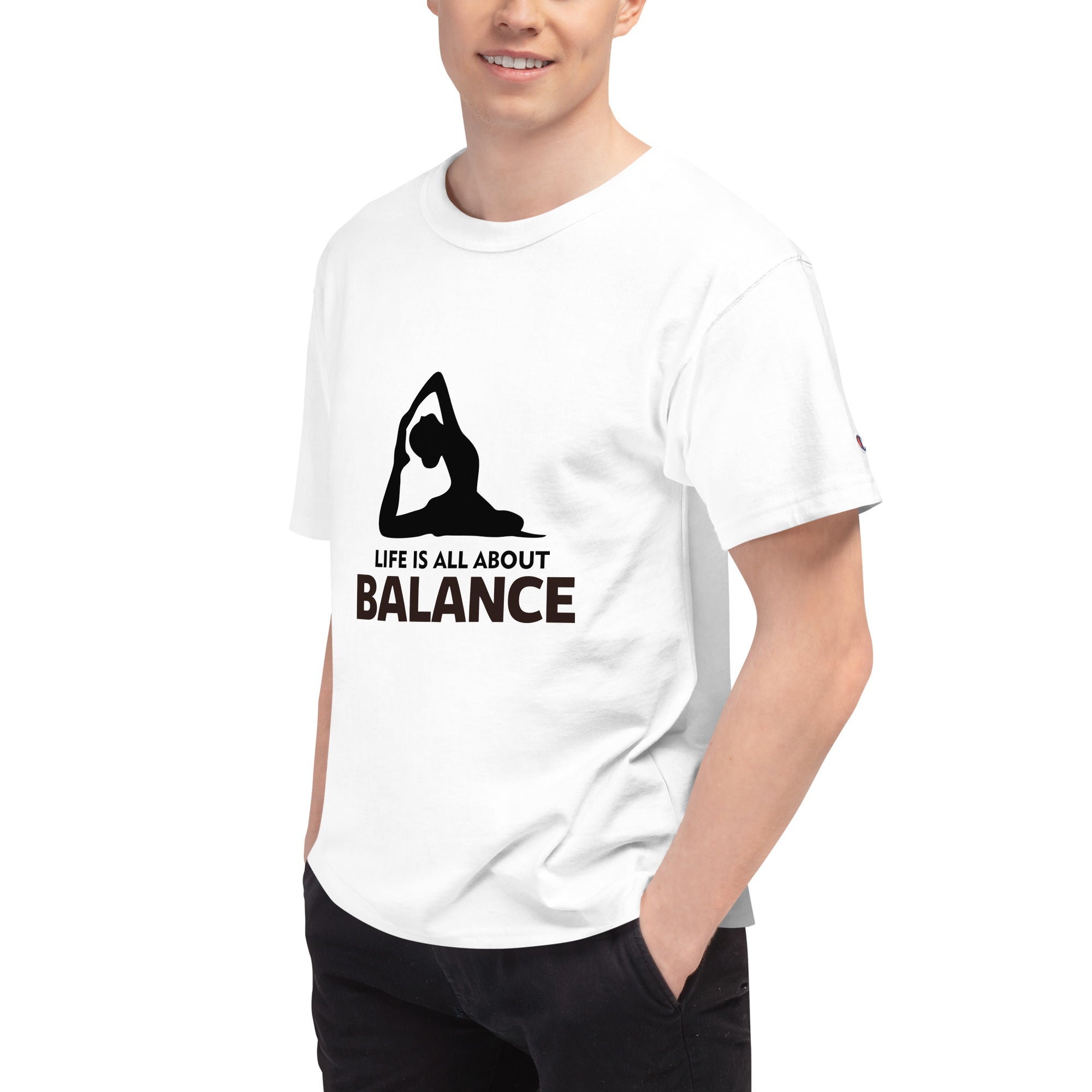 LIFE IS ALL ABOUT BALANCE - Men's Champion T-Shirt