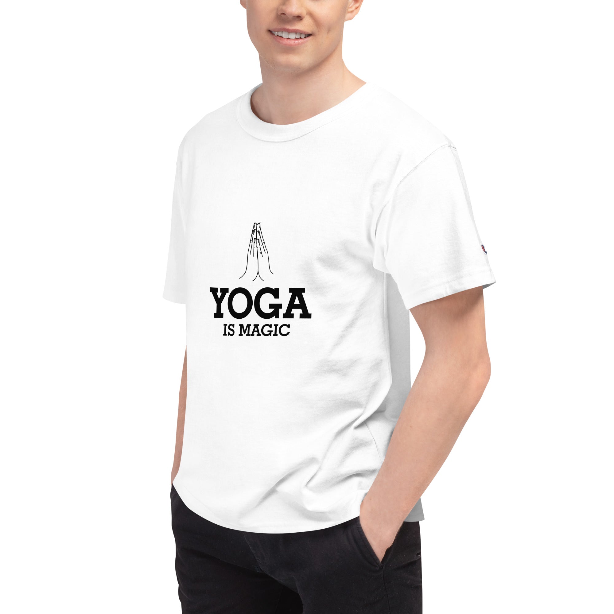 YOGA IS MAGIC - Men's Champion T-Shirt